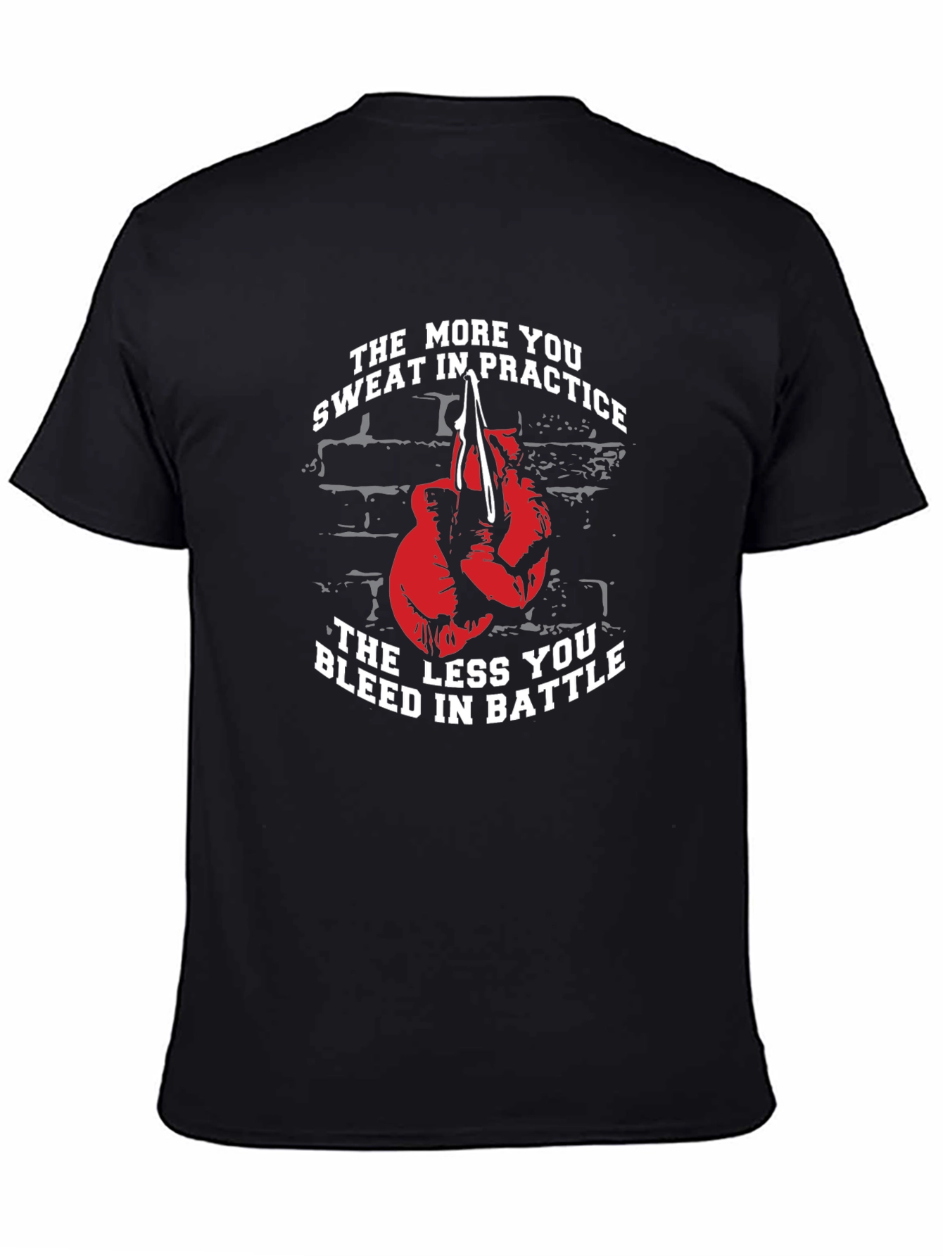 Motivational Boxing T-Shirt - Practice Makes Perfect