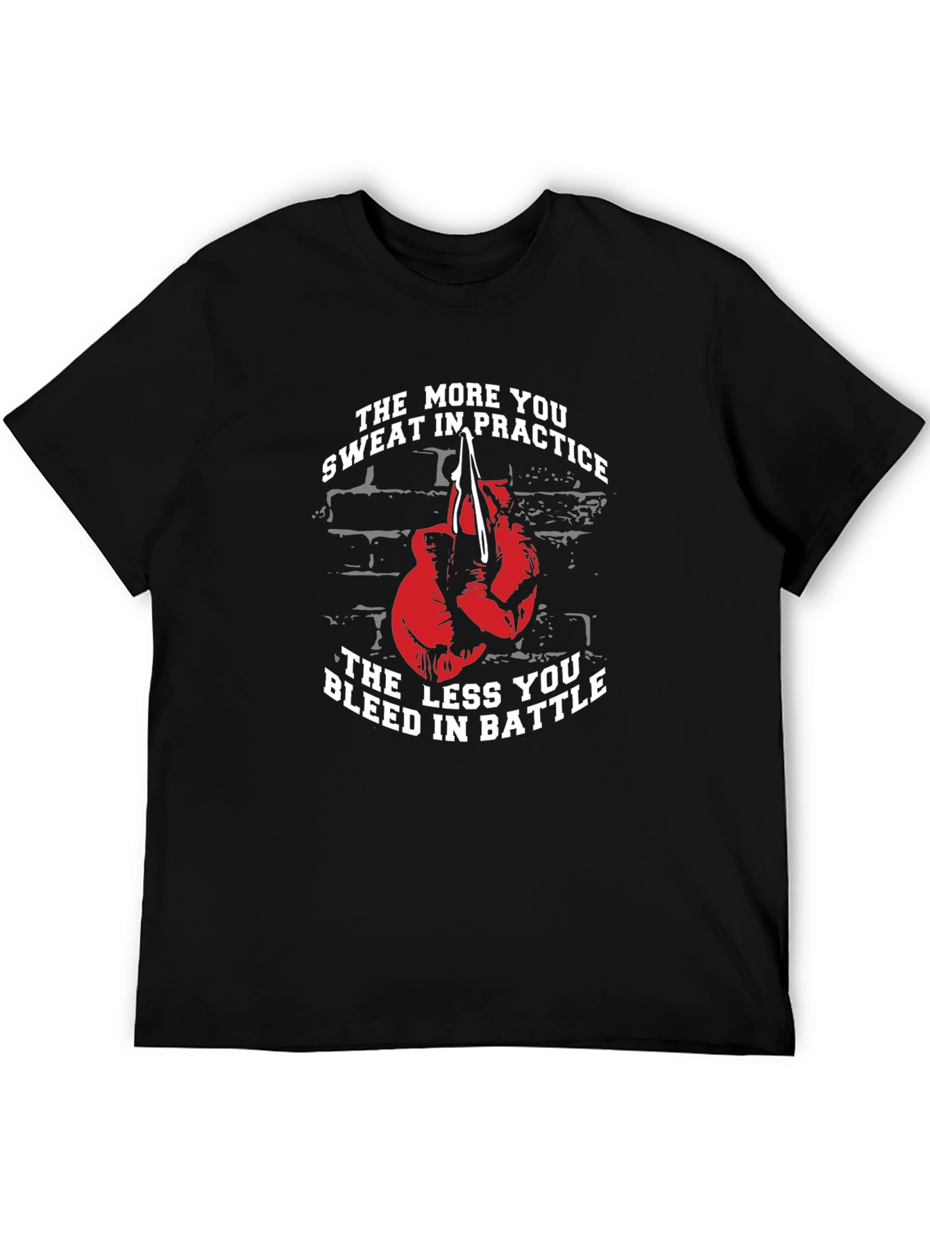 Motivational Boxing T-Shirt - Practice Makes Perfect