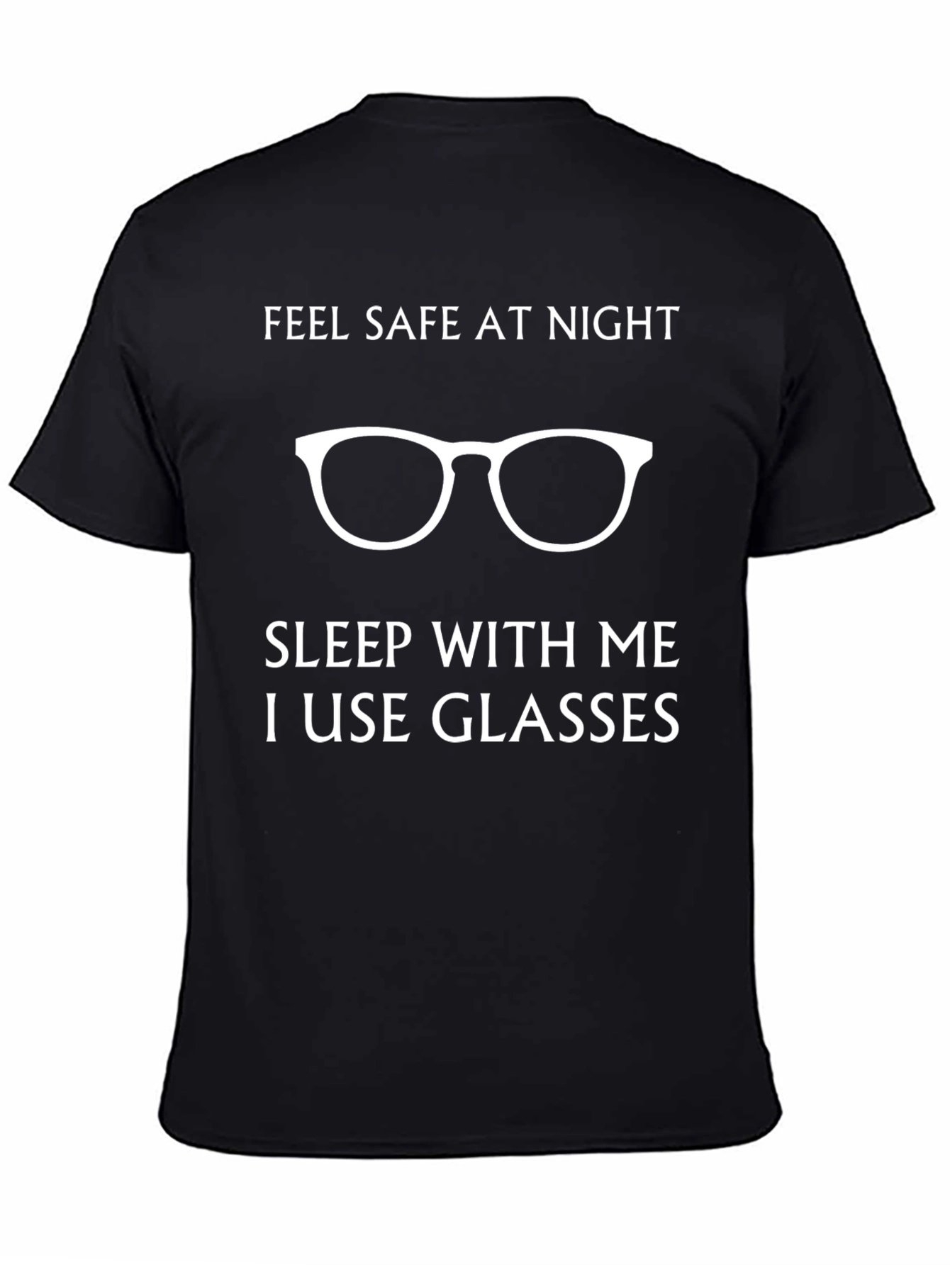 Funny Sleep With Me Glasses Graphic T-Shirt