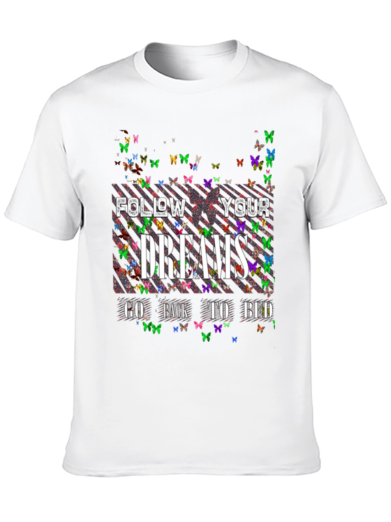 Butterfly Dreams T-Shirt - Black Novelty Tee