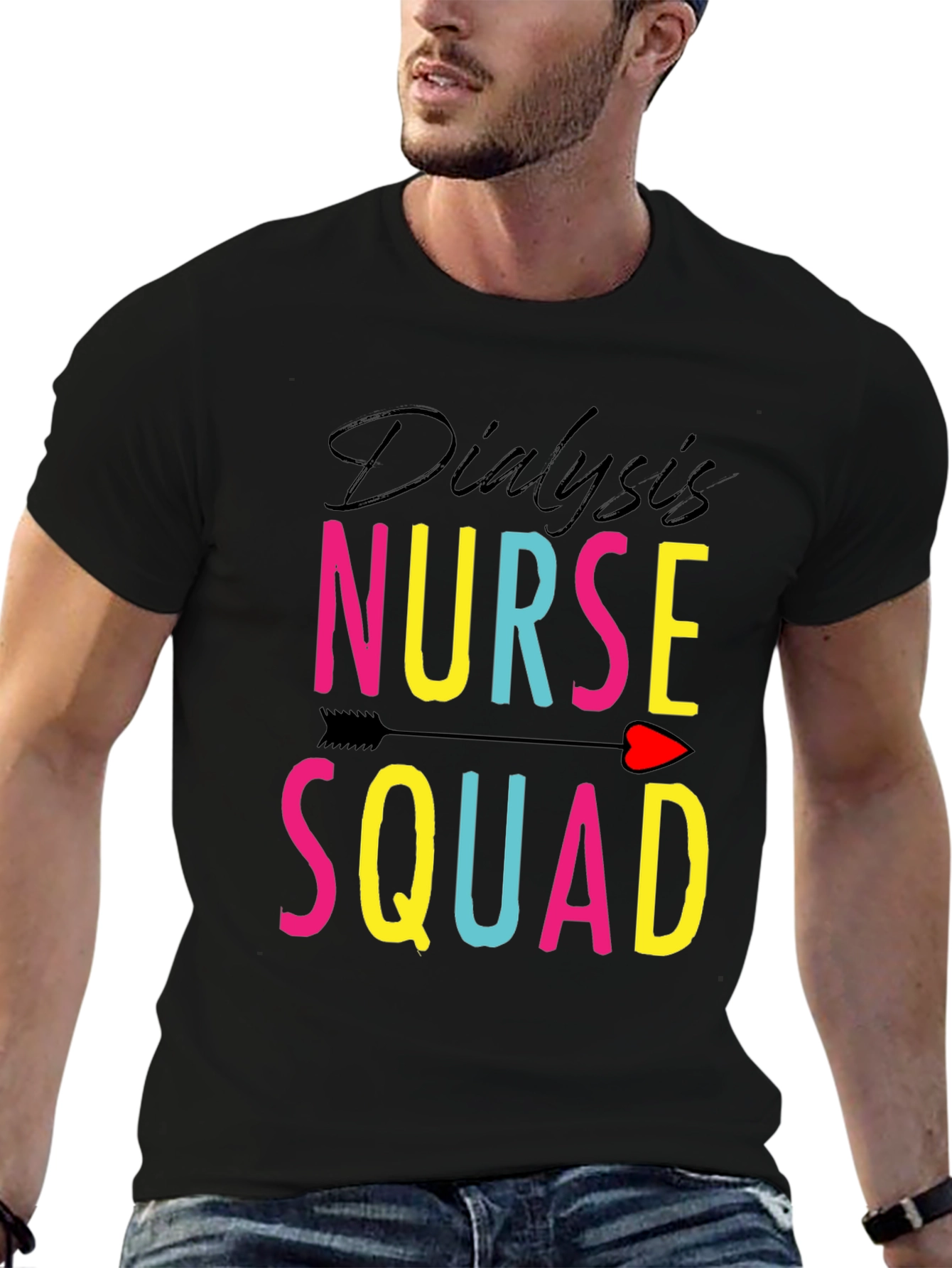 Dialysis Nurse Squad Graphic Tee - Medical Team Apparel