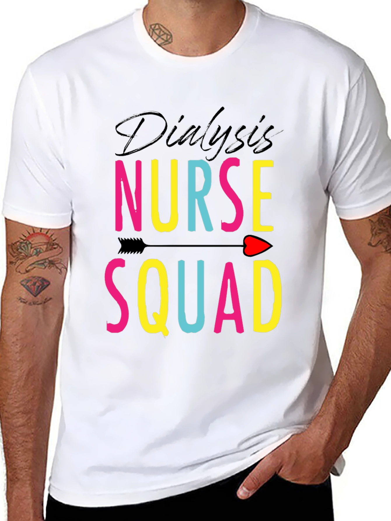 Dialysis Nurse Squad Graphic Tee - Medical Team Apparel