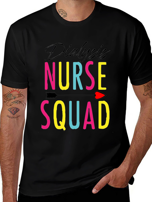 Dialysis Nurse Squad Graphic Tee - Medical Team Apparel