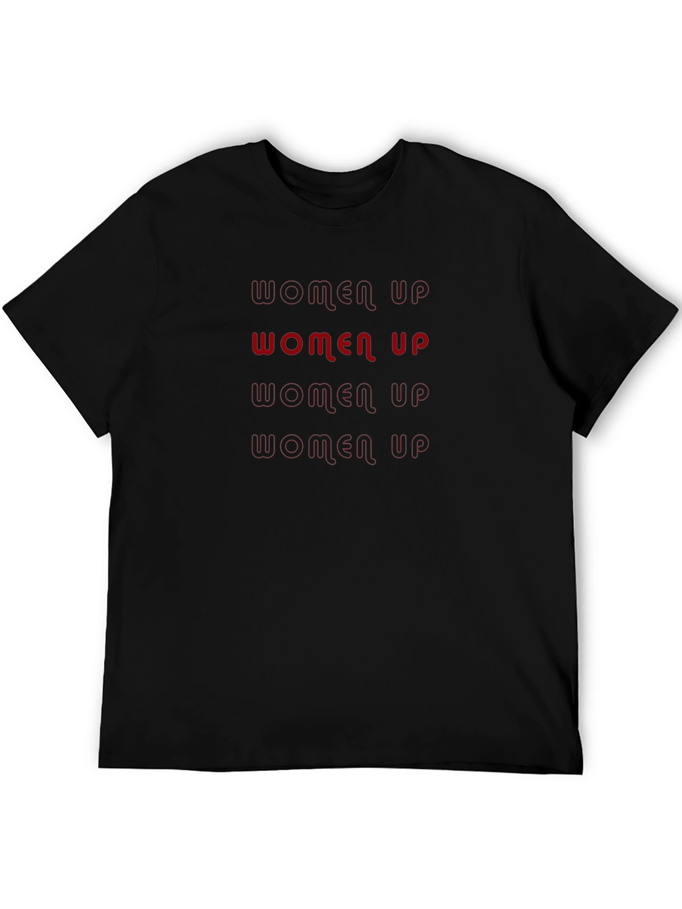 Women Up Graphic Tee - Black