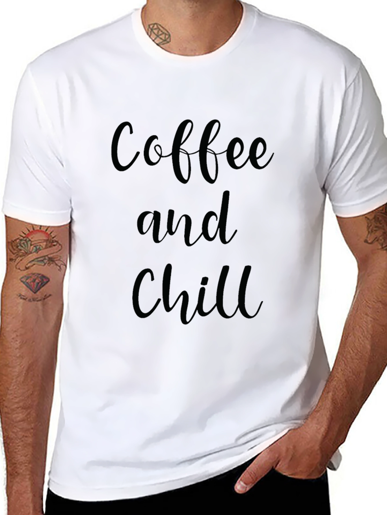 Coffee and Chill Graphic T-Shirt