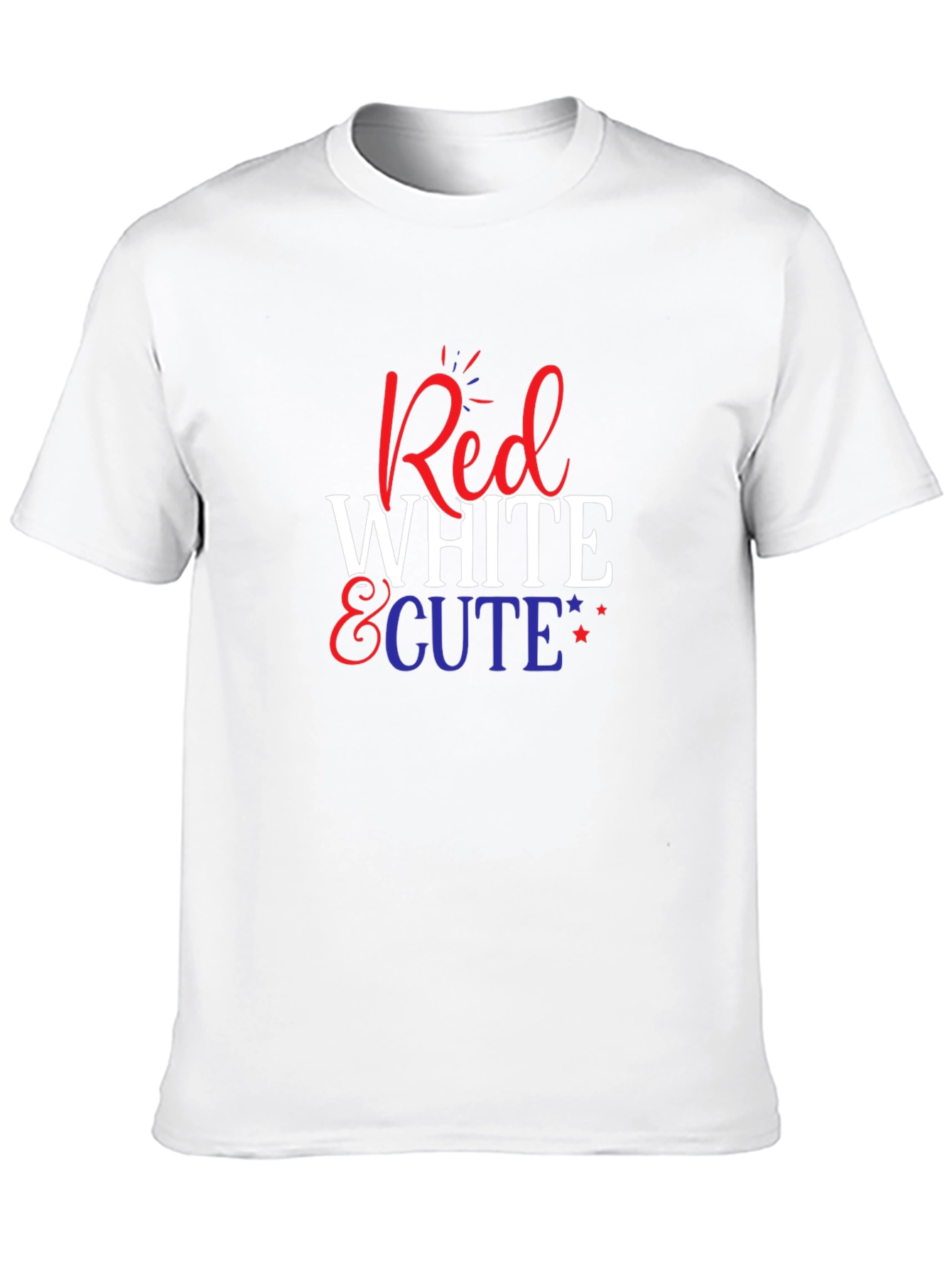 Red White & Cute Patriotic T-Shirt