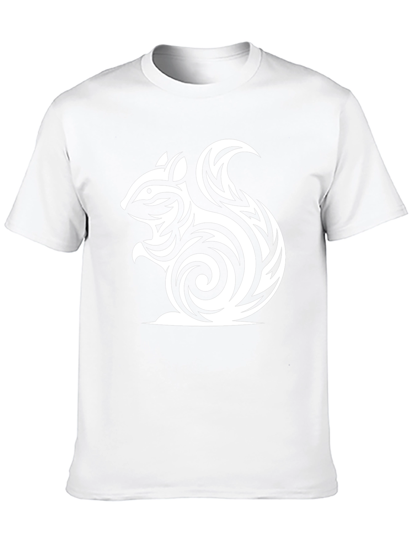 Tribal Squirrel Graphic Tee - Cool Casual Style