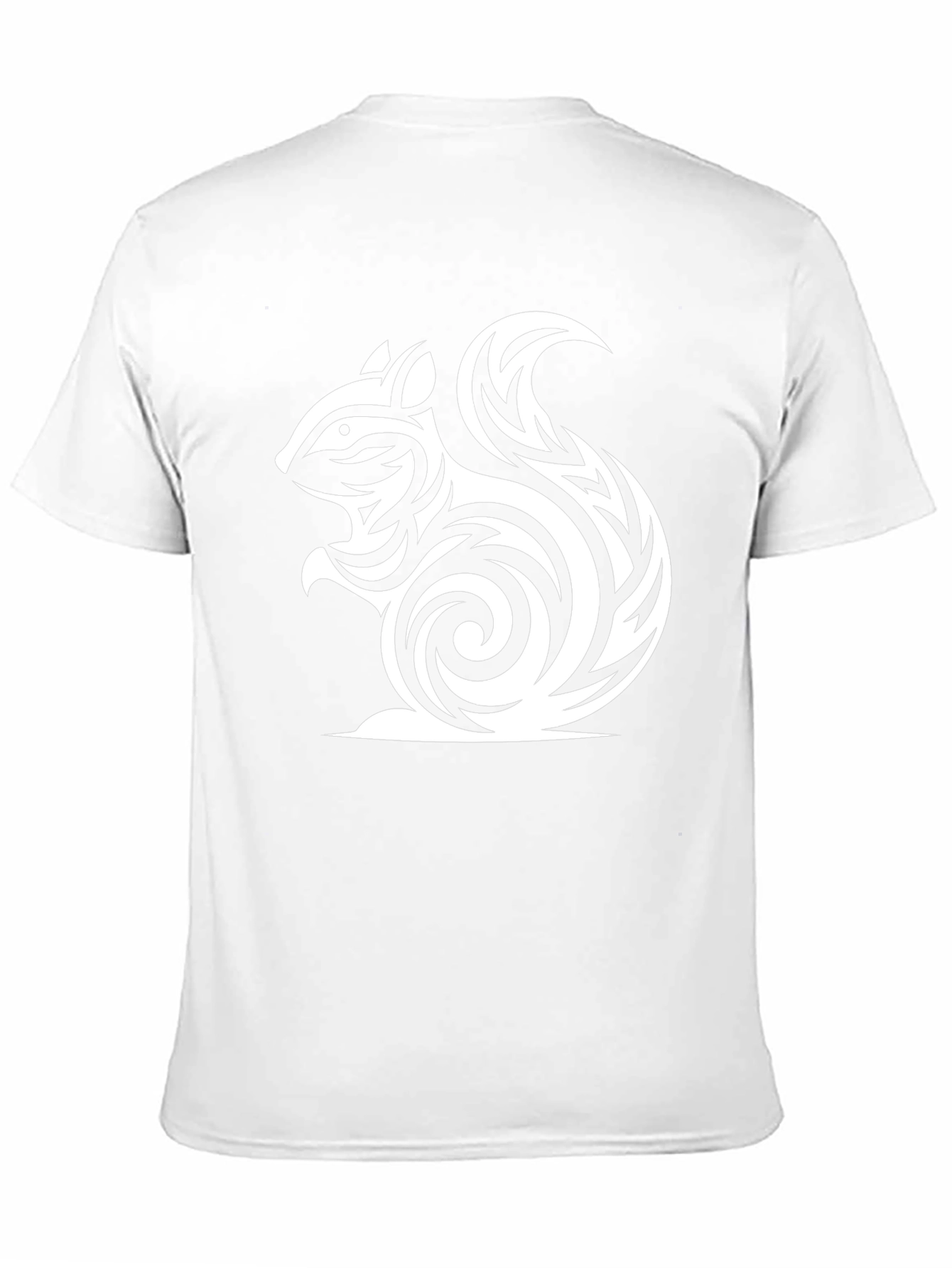 Tribal Squirrel Graphic Tee - Cool Casual Style