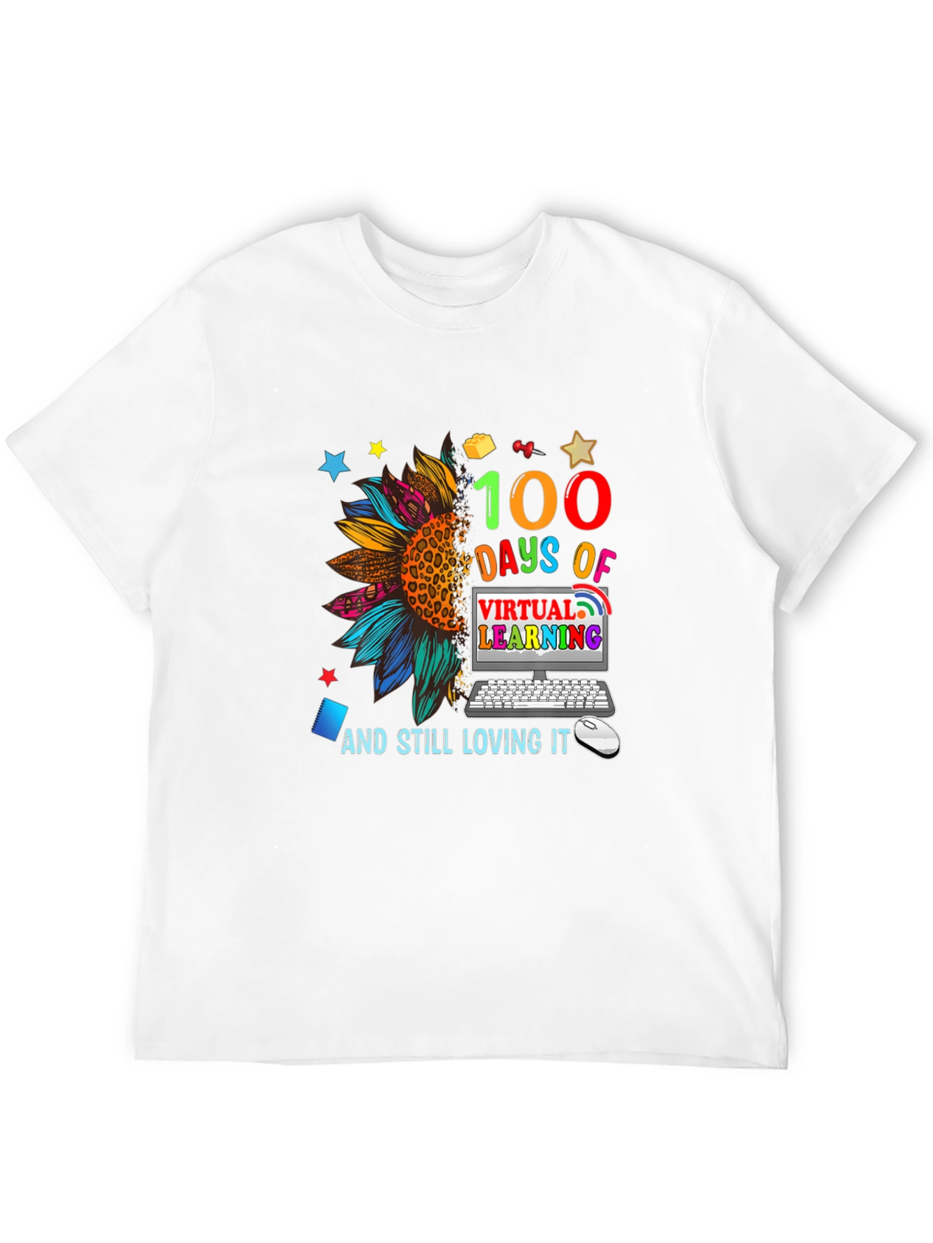 100 Days Virtual Learning T-Shirt