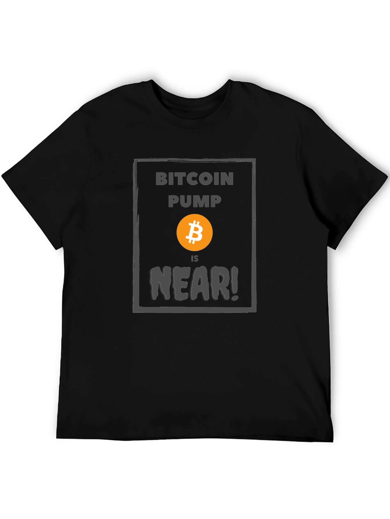 Bitcoin Pump is Near T-Shirt Crypto Black Tee
