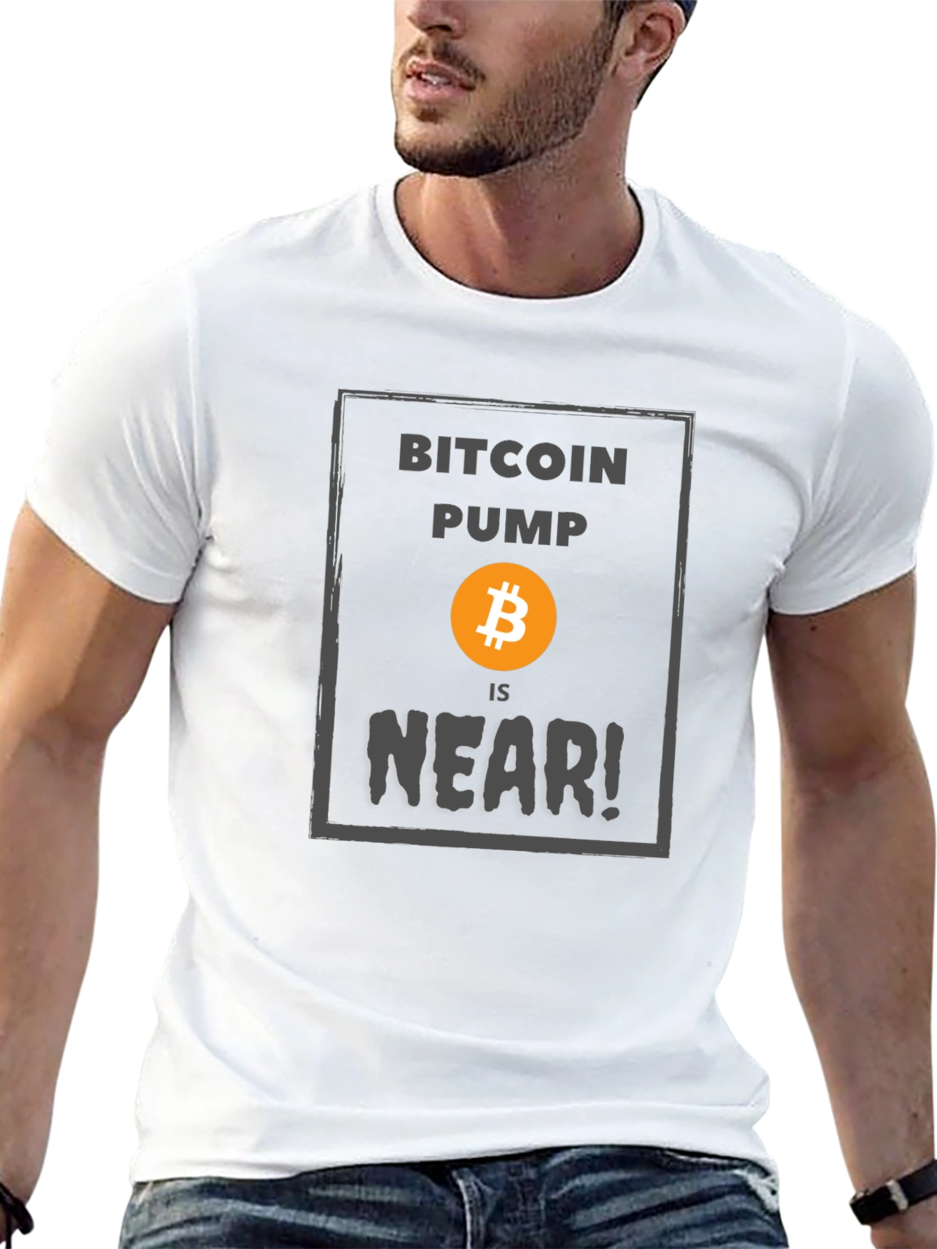 Bitcoin Pump is Near T-Shirt Crypto Black Tee