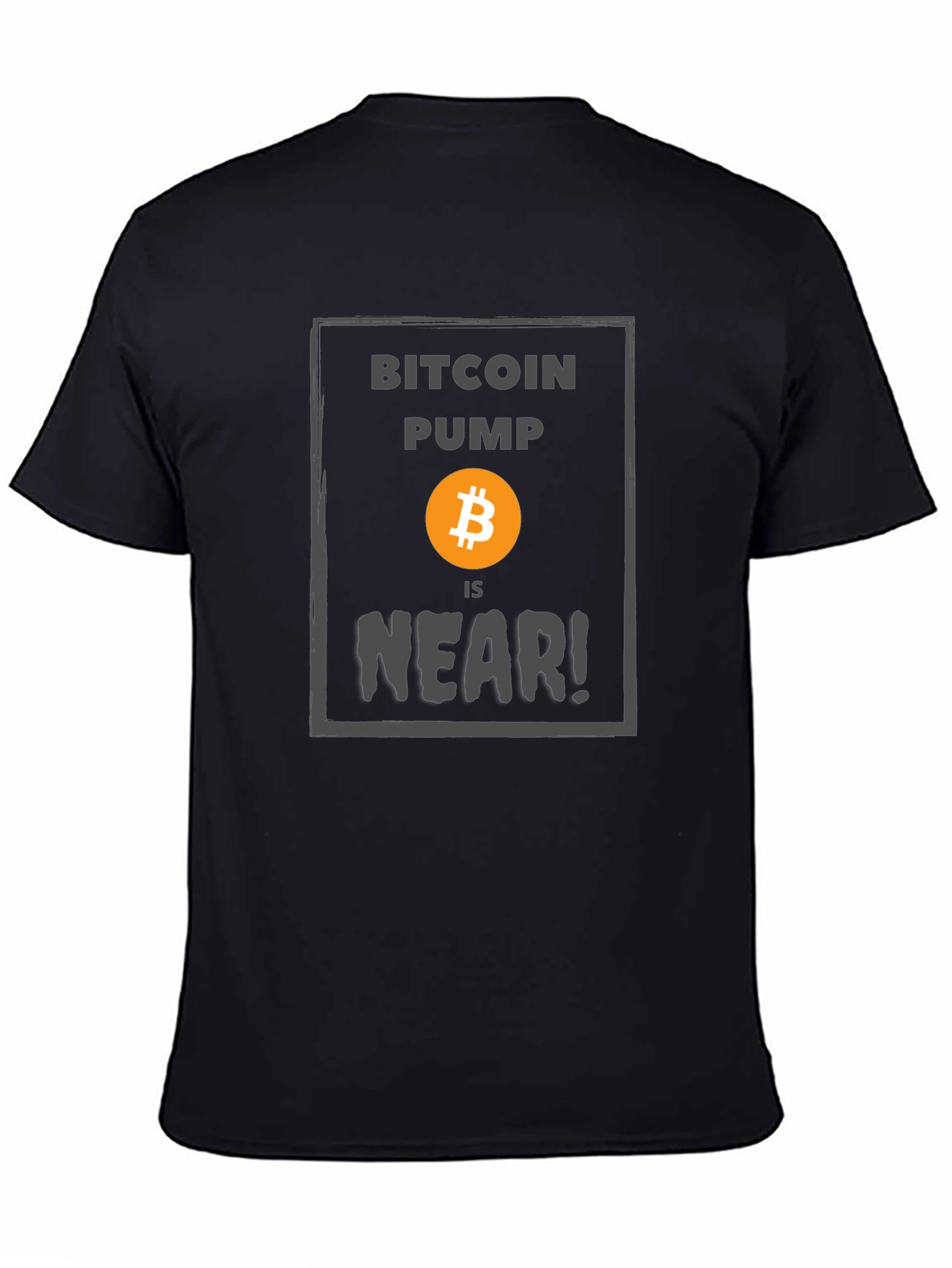 Bitcoin Pump is Near T-Shirt Crypto Black Tee