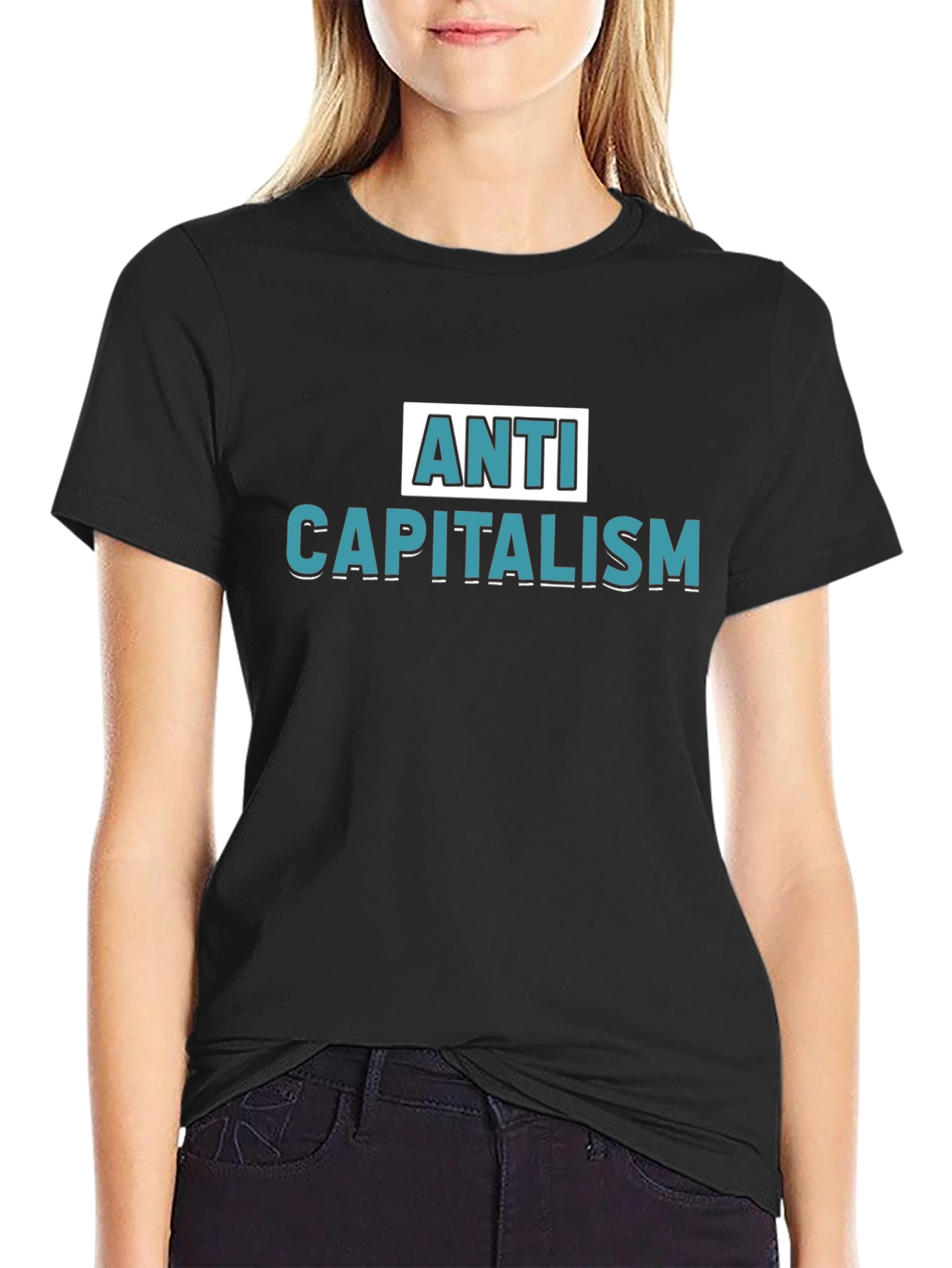 Anti-Capitalism Graphic Tee - Bold Statement Shirt