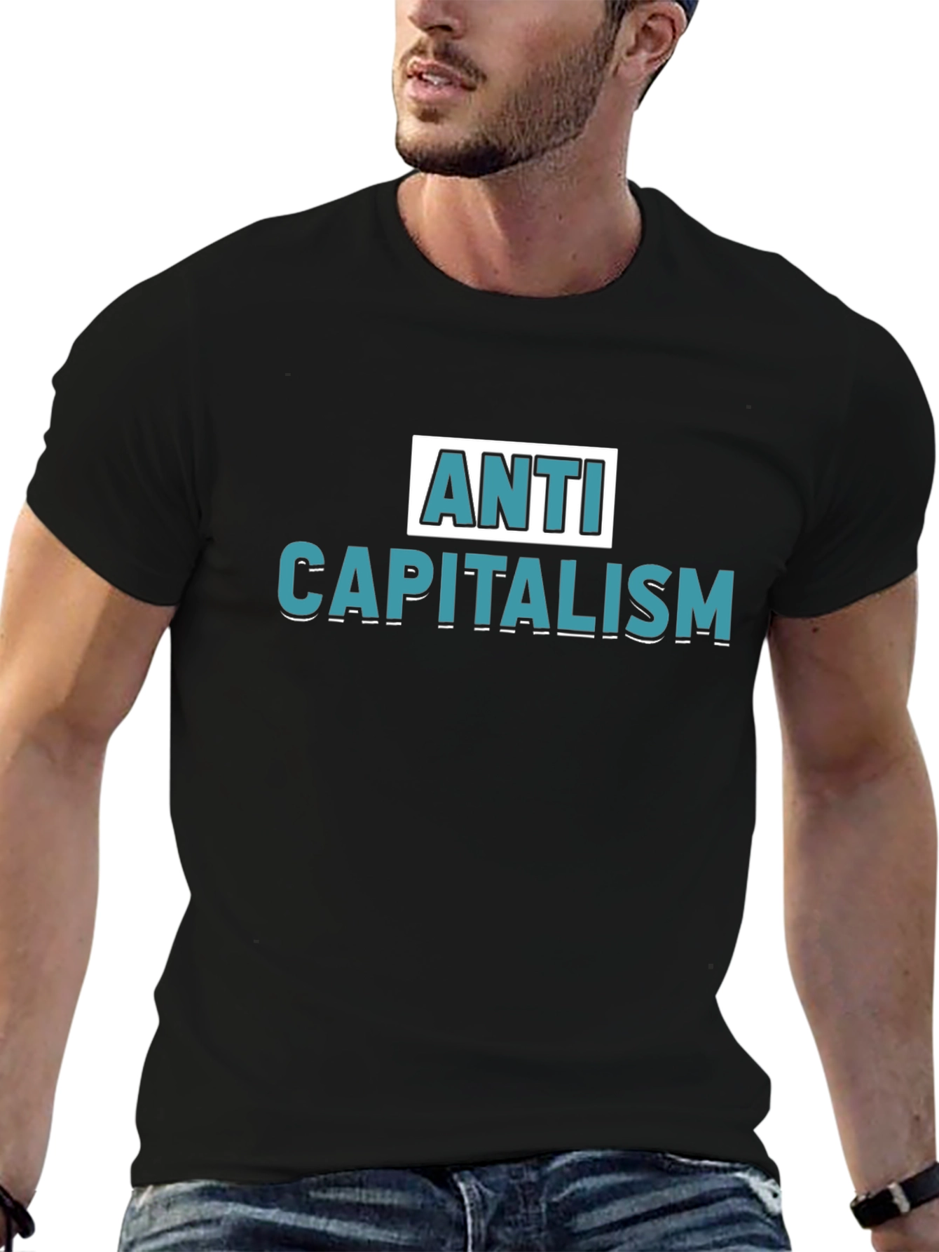 Anti-Capitalism Graphic Tee - Bold Statement Shirt