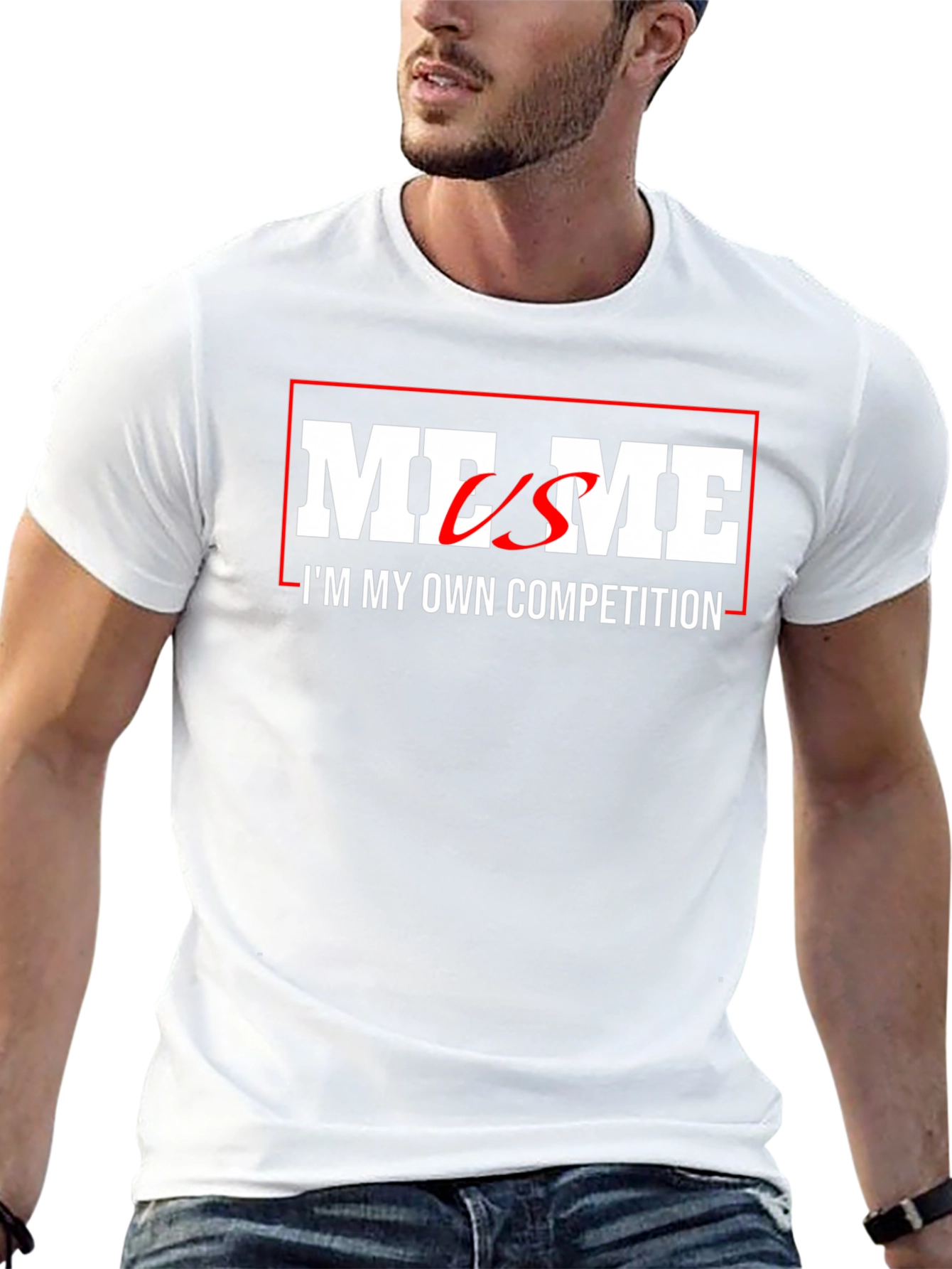 Me vs Me Graphic Tee - Own Your Competition!