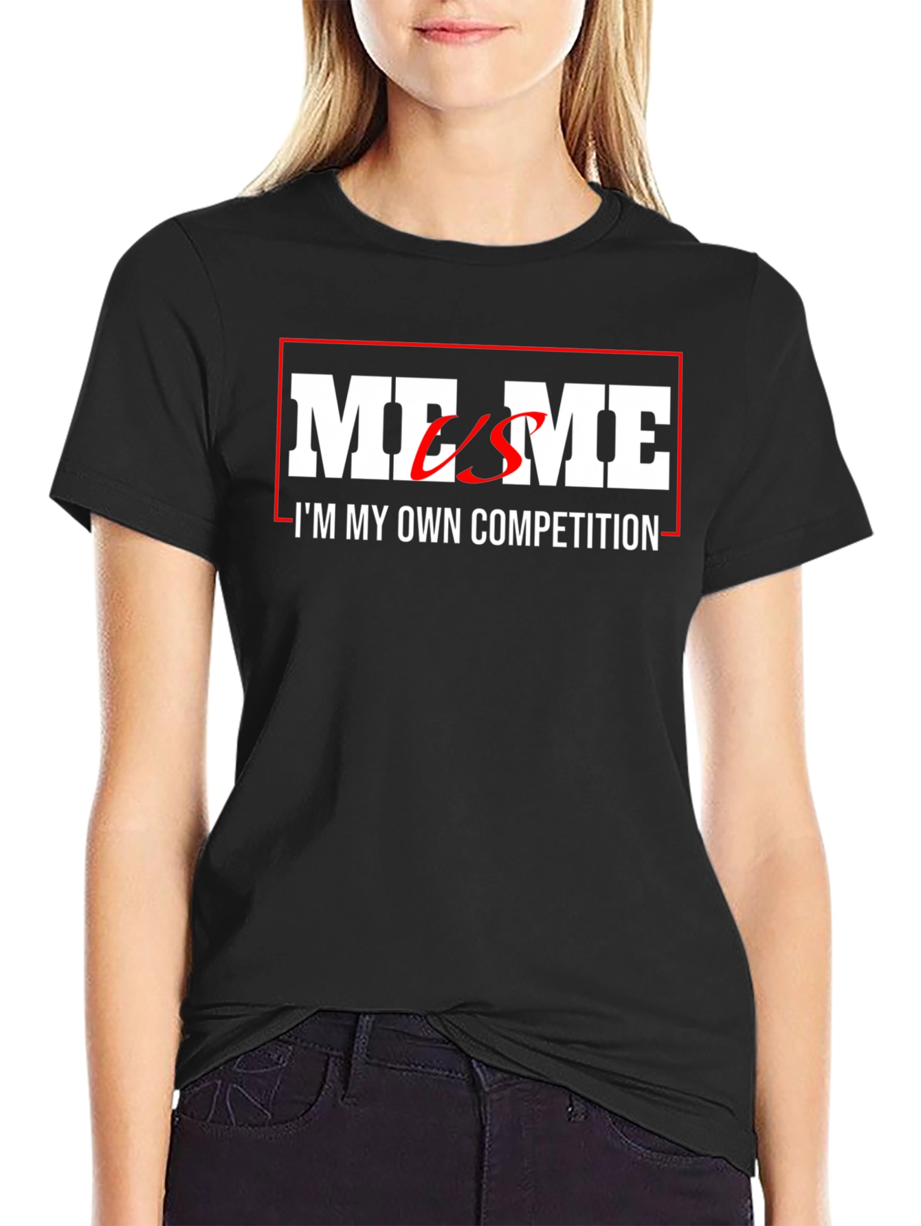 Me vs Me Graphic Tee - Own Your Competition!
