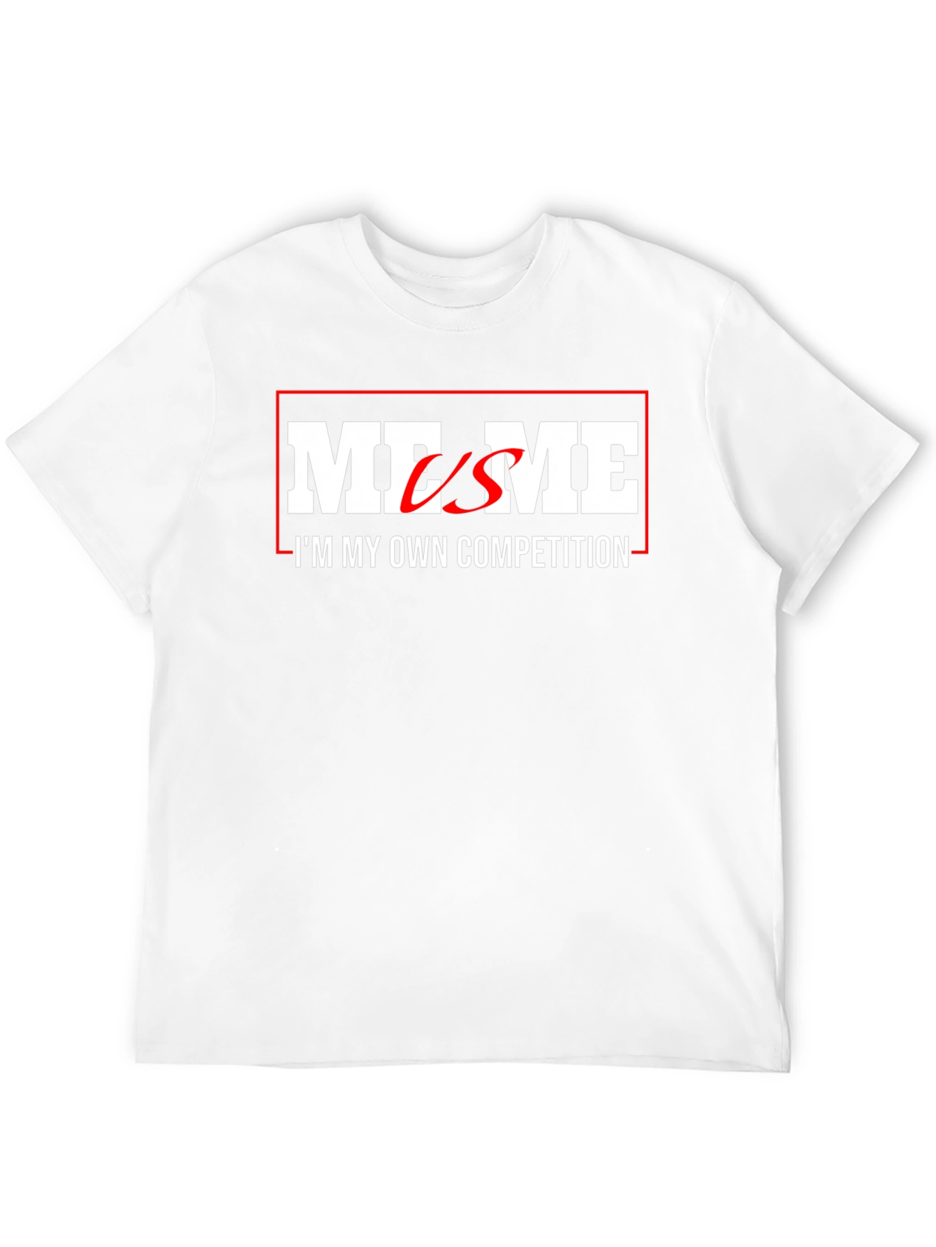 Me vs Me Graphic Tee - Own Your Competition!
