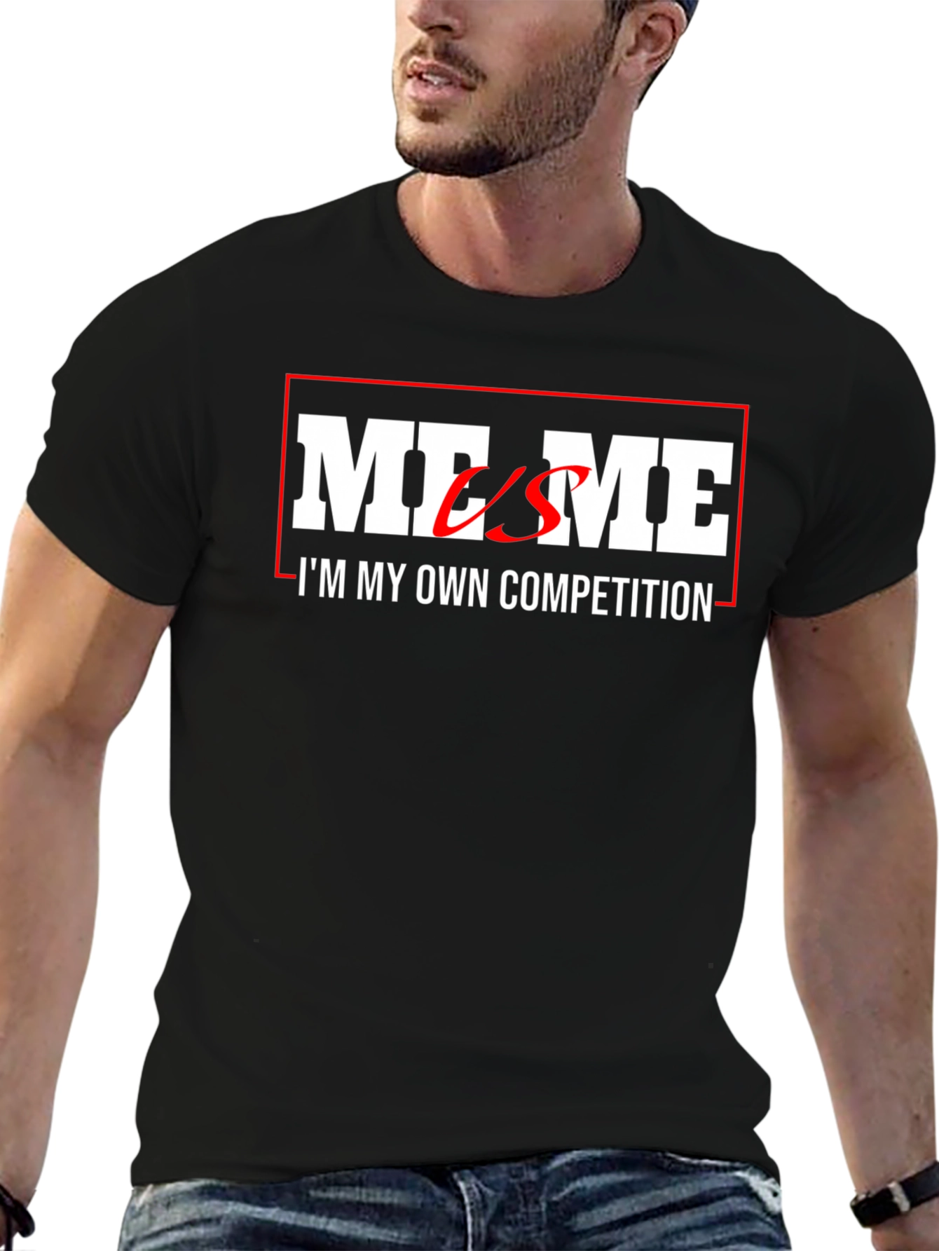 Me vs Me Graphic Tee - Own Your Competition!