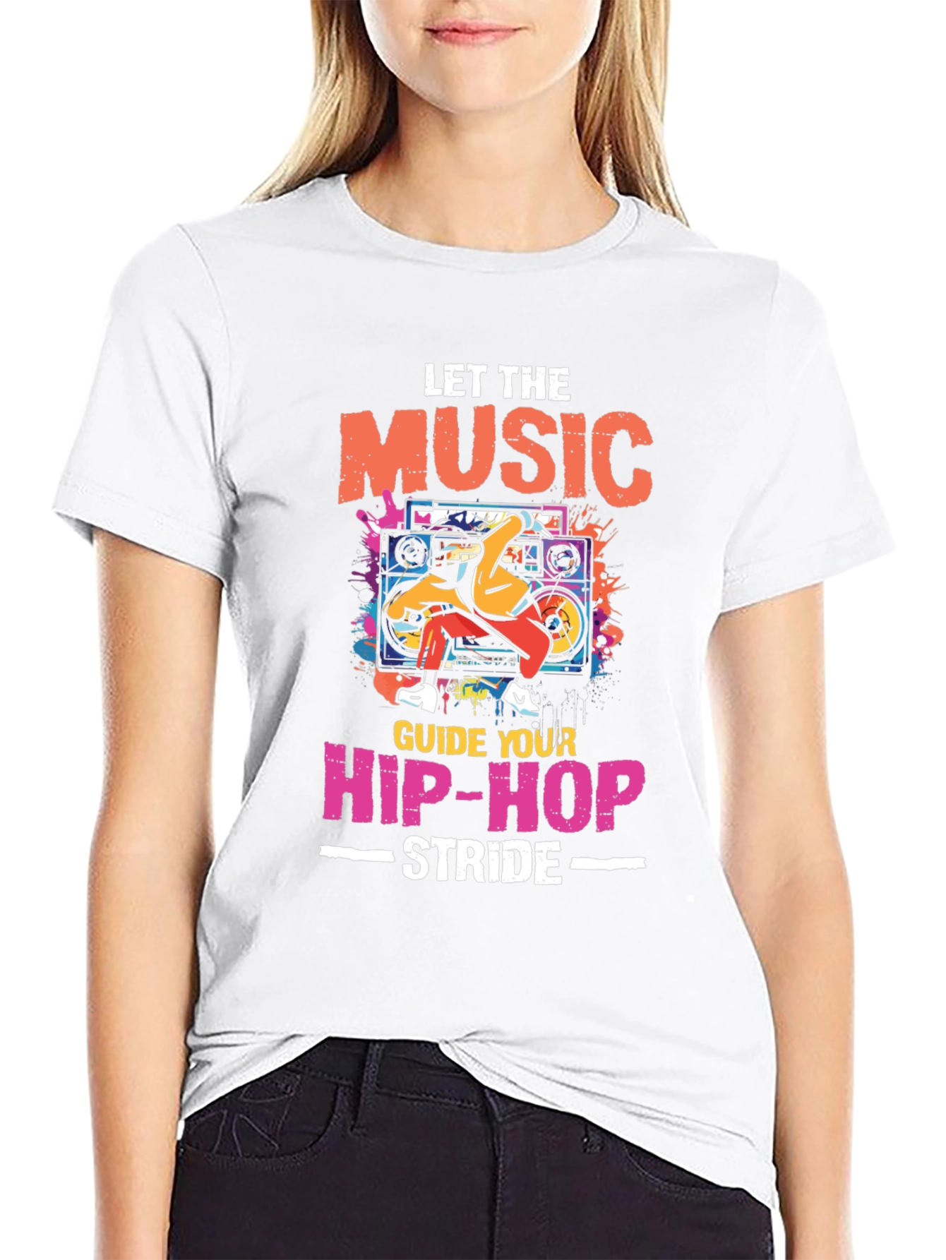 Let The Music Guide Your Hip-Hop Stride T-Shirt