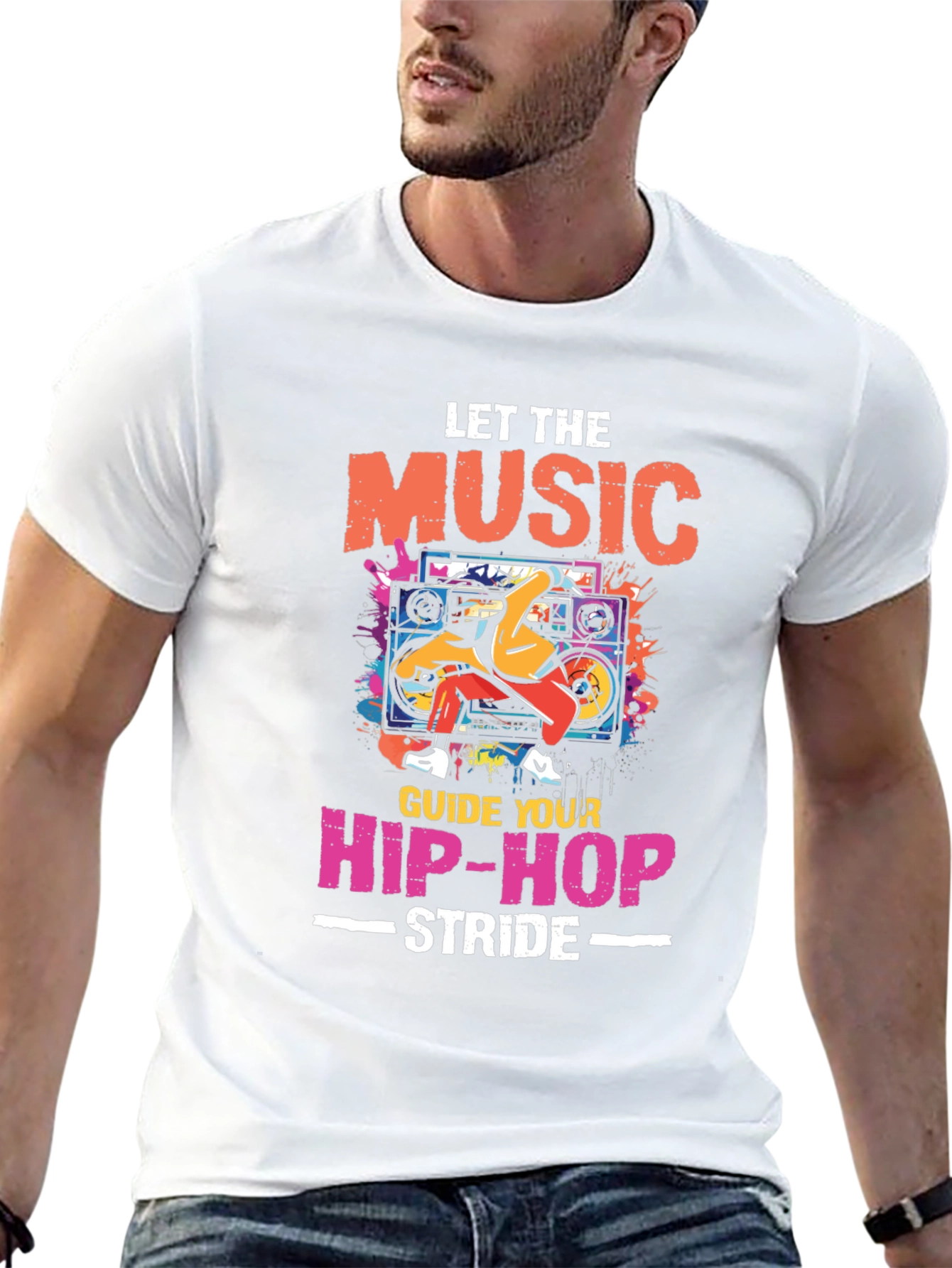 Let The Music Guide Your Hip-Hop Stride T-Shirt