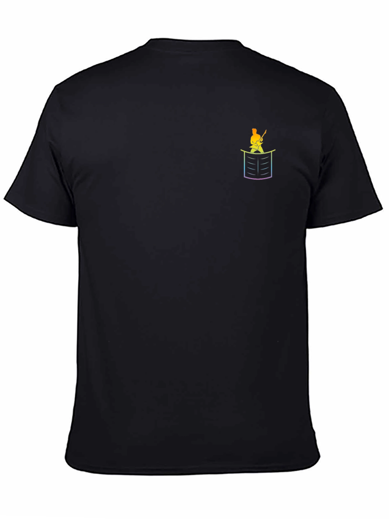 Musician Graphic Tee - Black Cotton Blend