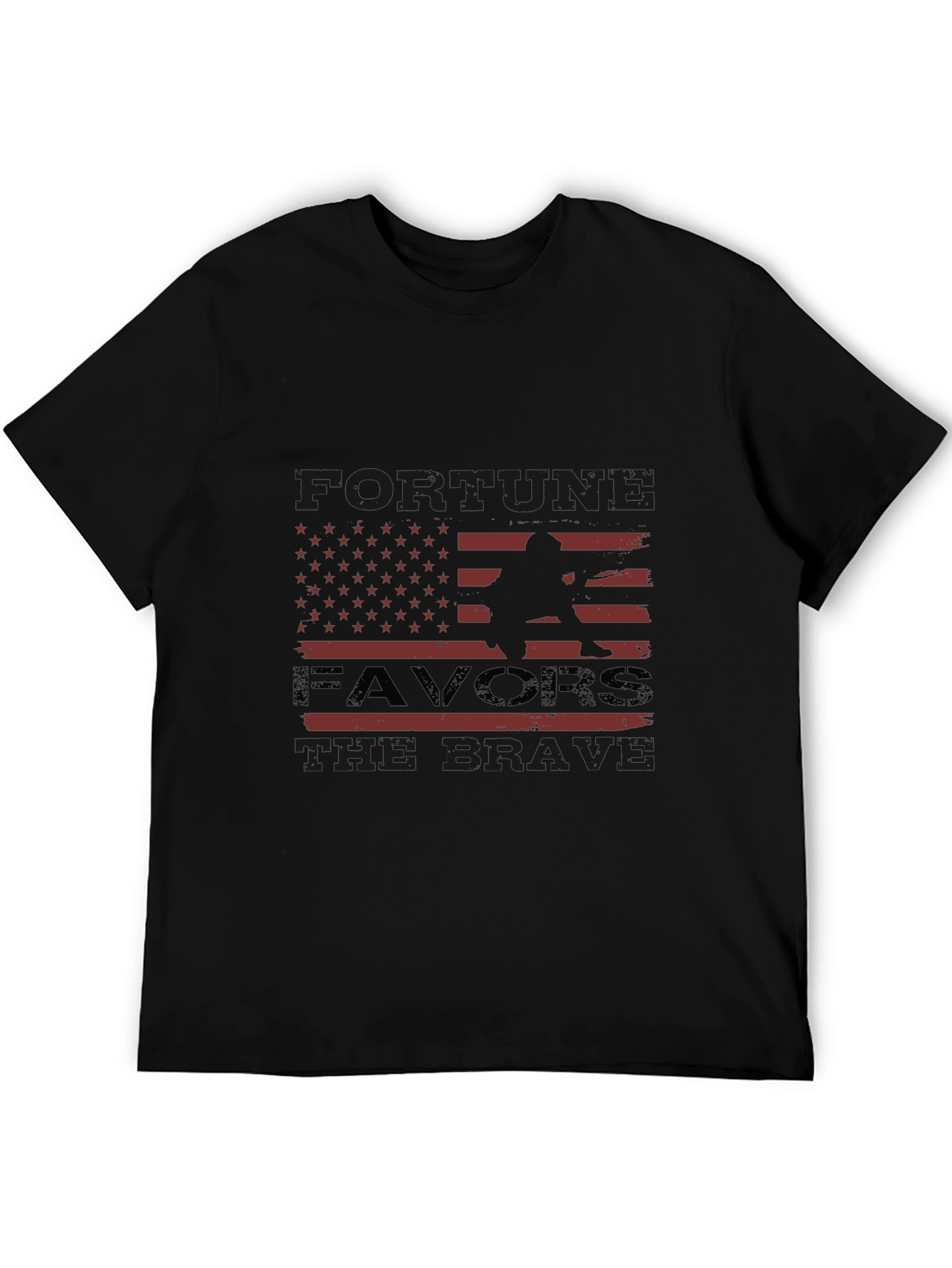 Wrestling USA Flag Graphic T-Shirt