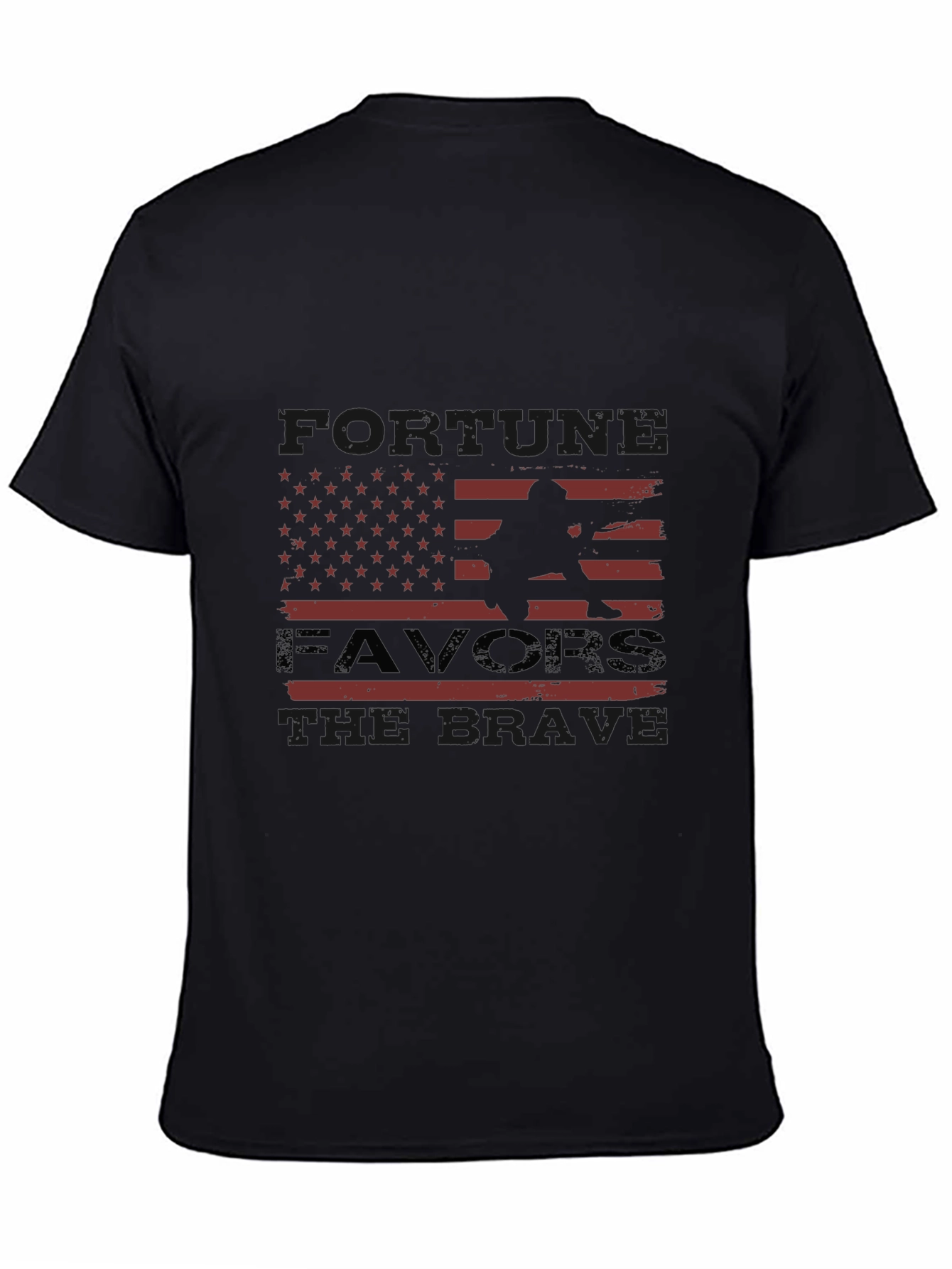 Wrestling USA Flag Graphic T-Shirt