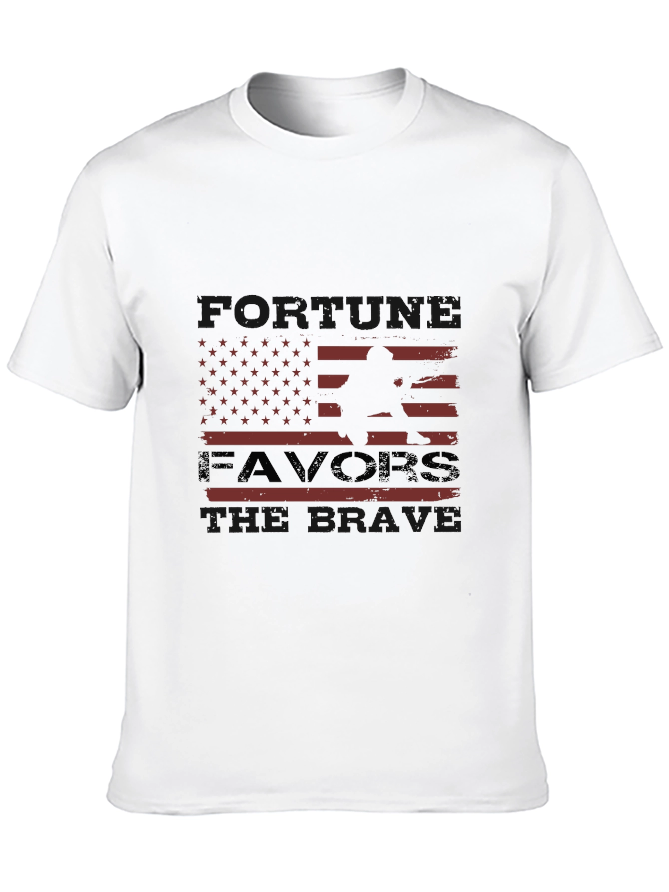 Wrestling USA Flag Graphic T-Shirt