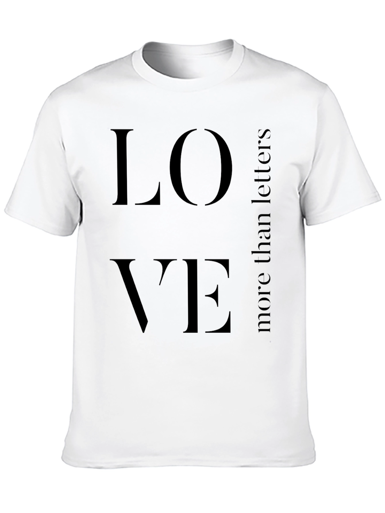 Love More Than Letters Graphic Tee
