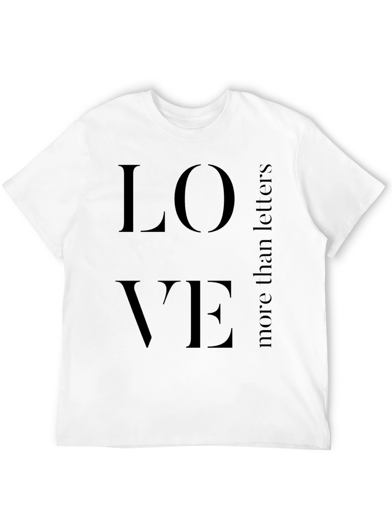 Love More Than Letters Graphic Tee