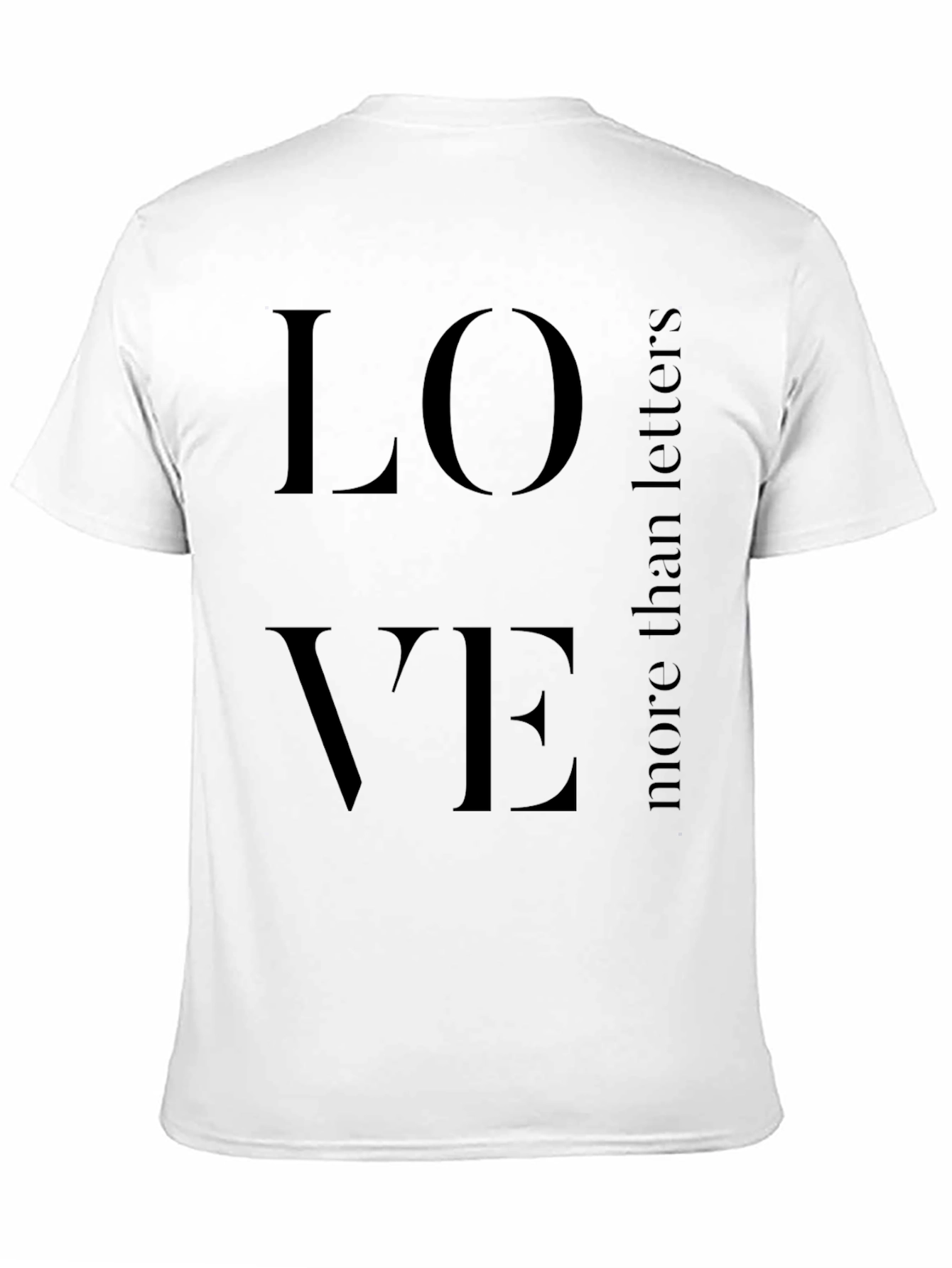 Love More Than Letters Graphic Tee