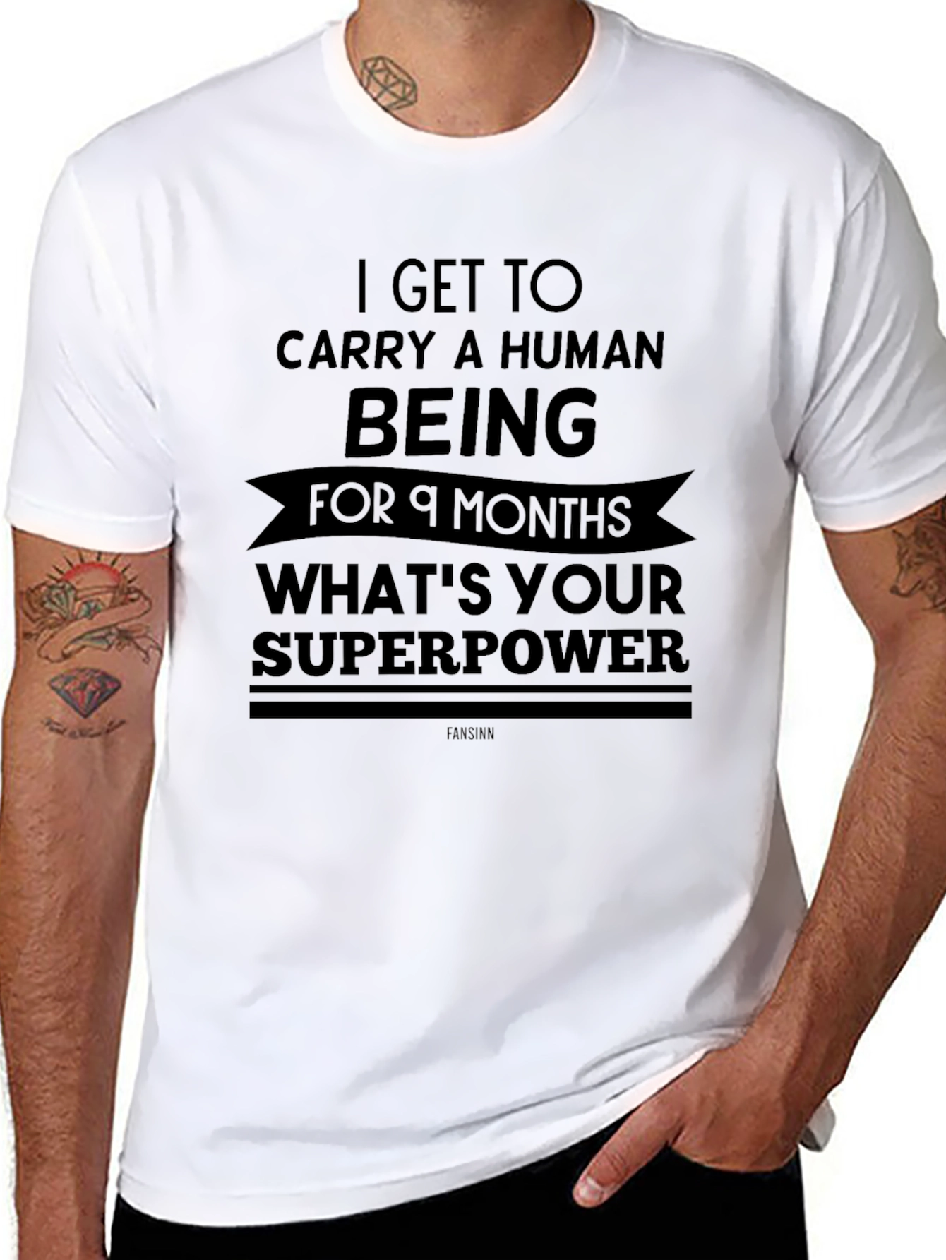 Moms Superpower Graphic Tee - Black Cotton T-Shirt