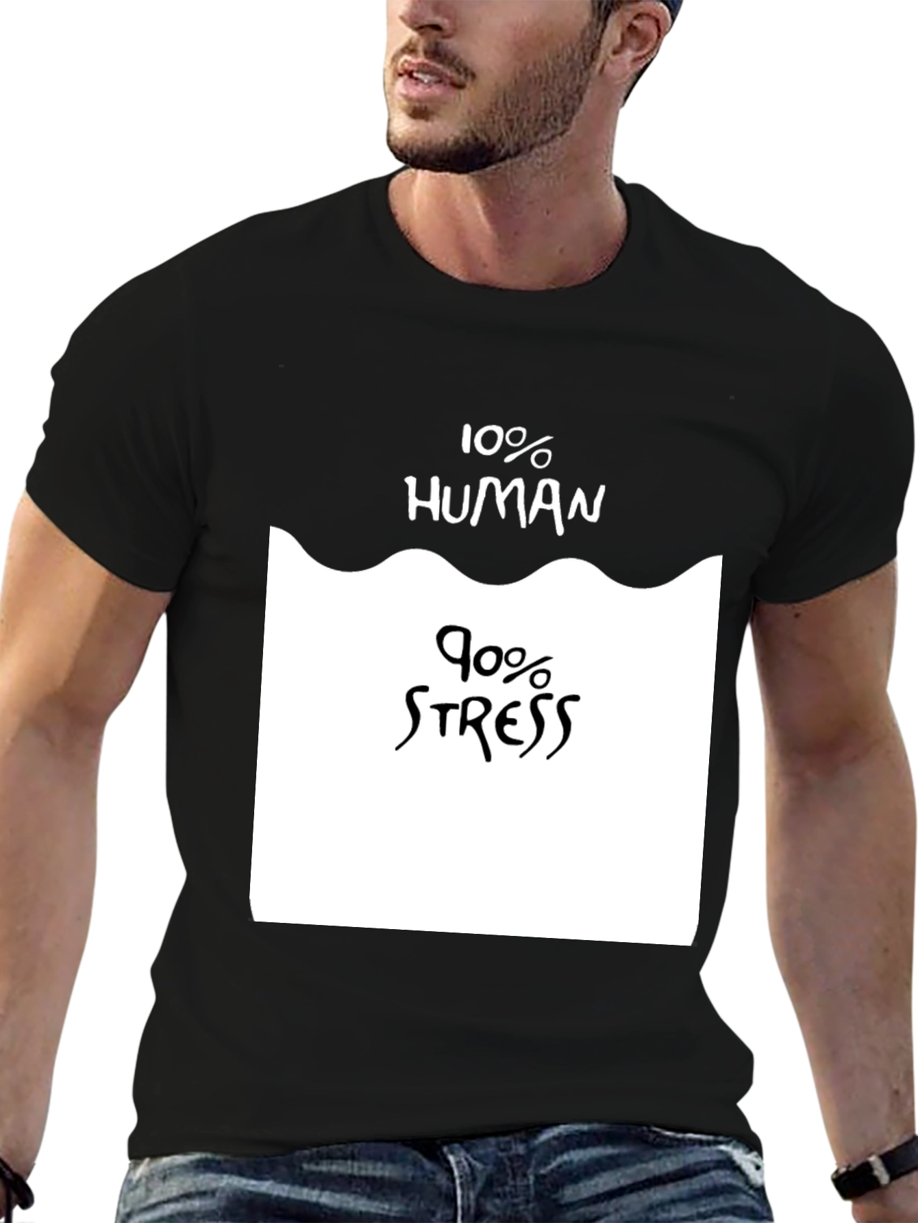 10% Human 90% Stress Graphic Tee