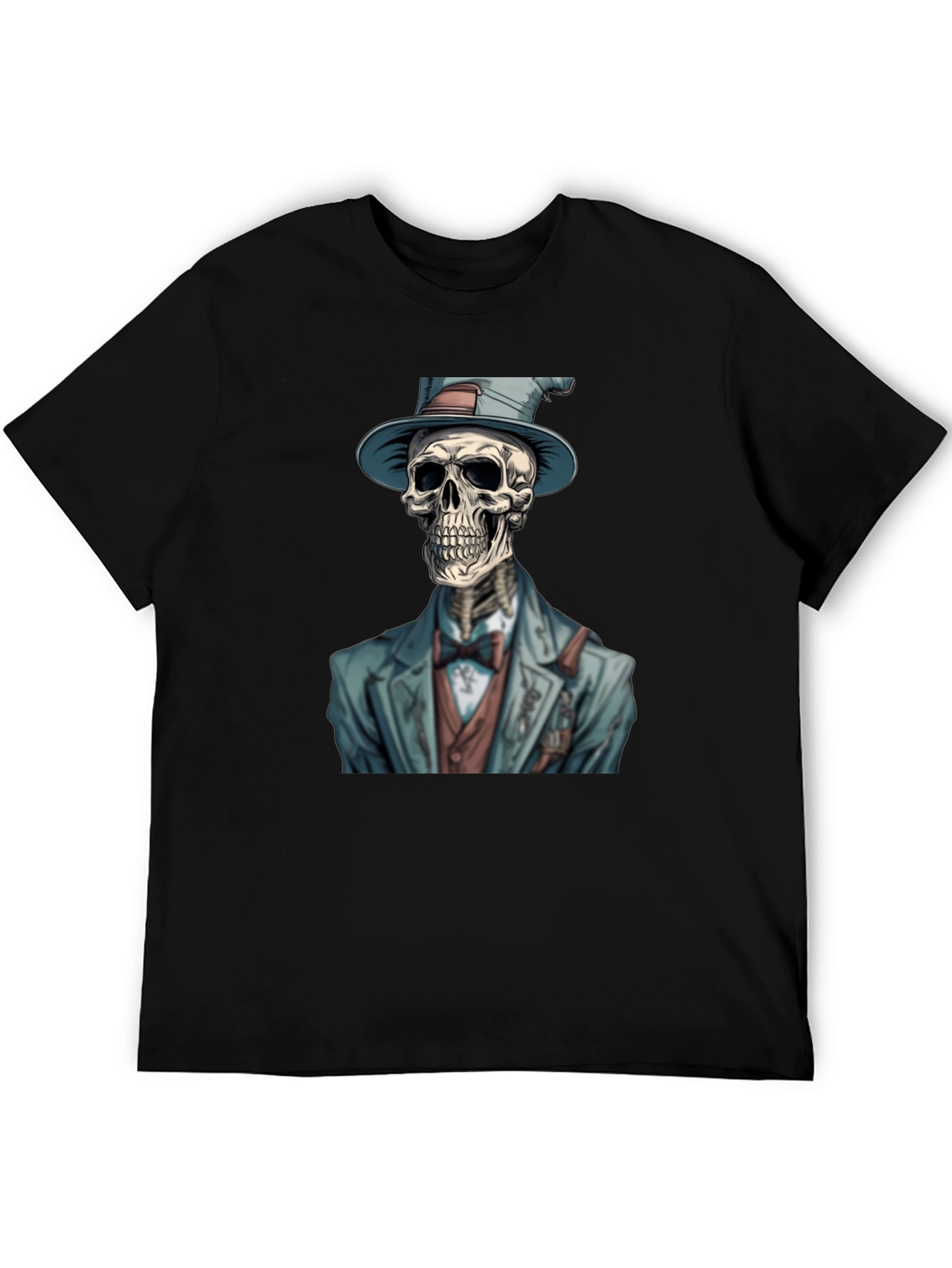 Dapper Skeleton T-Shirt - Unique Graphic Tee