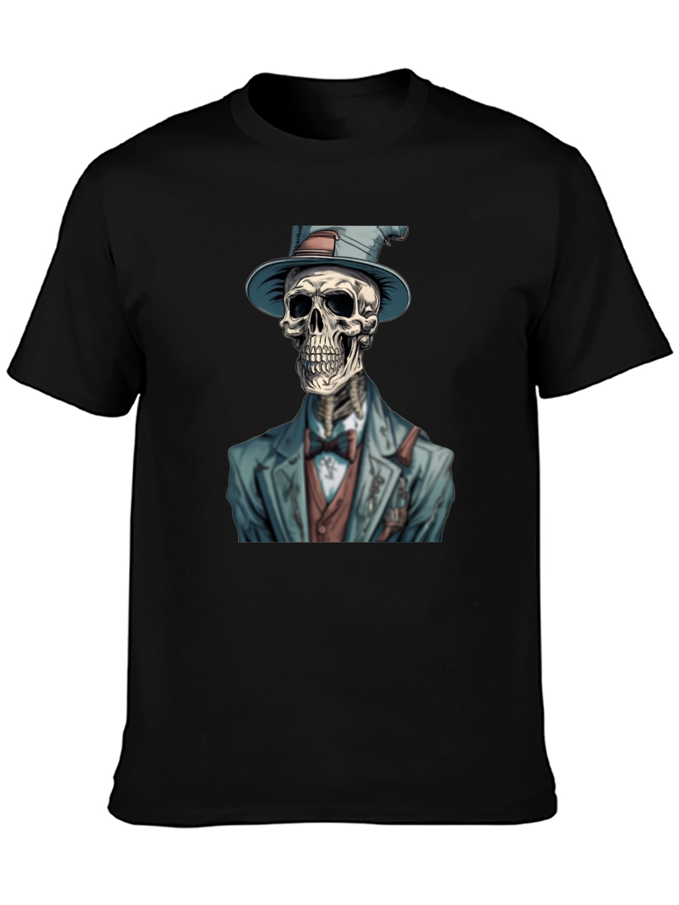 Dapper Skeleton T-Shirt - Unique Graphic Tee