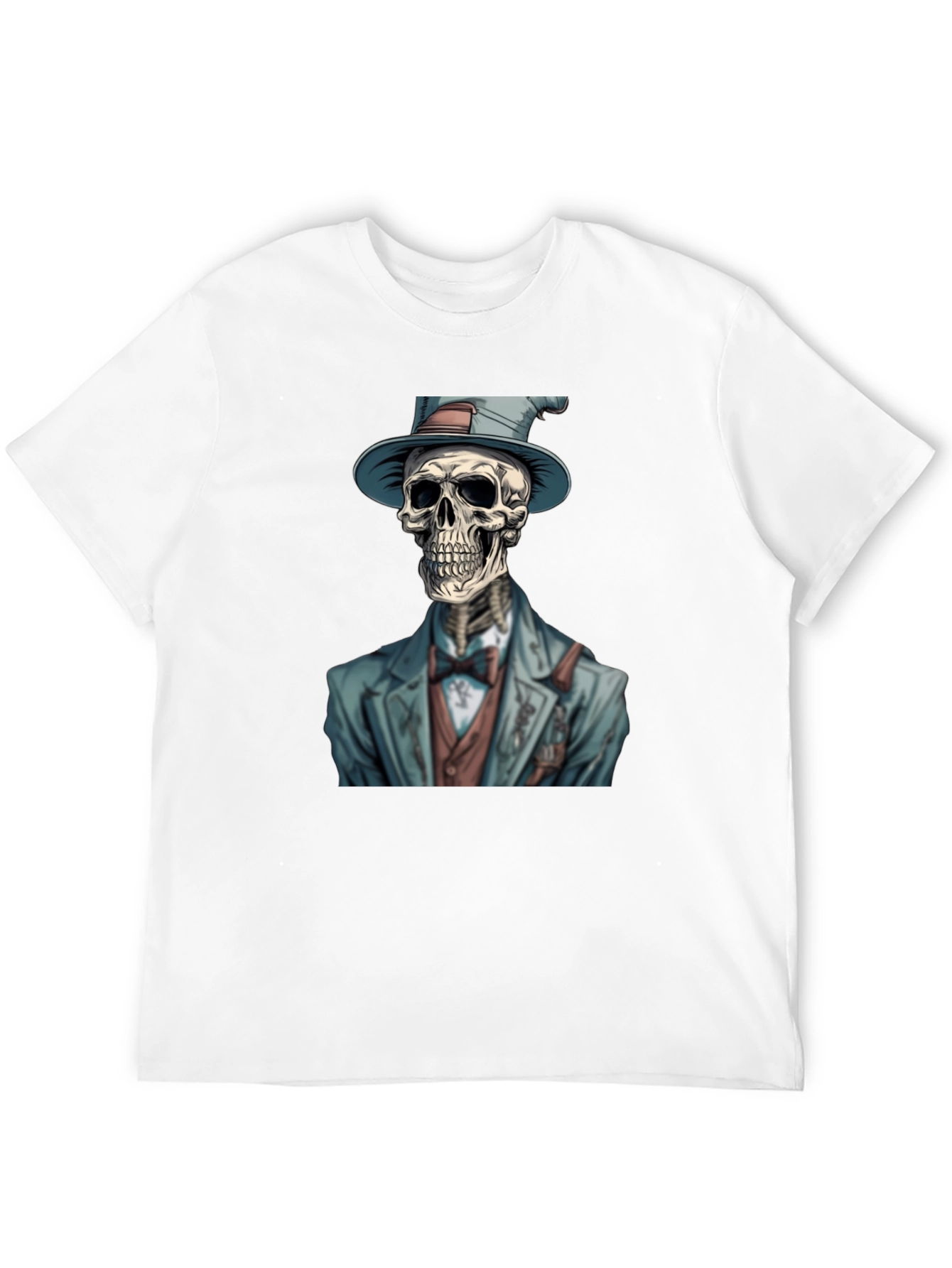 Dapper Skeleton T-Shirt - Unique Graphic Tee
