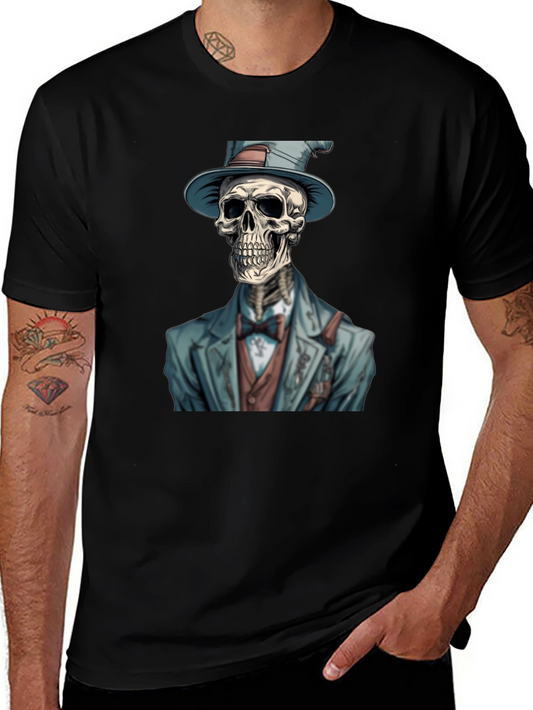 Dapper Skeleton T-Shirt - Unique Graphic Tee