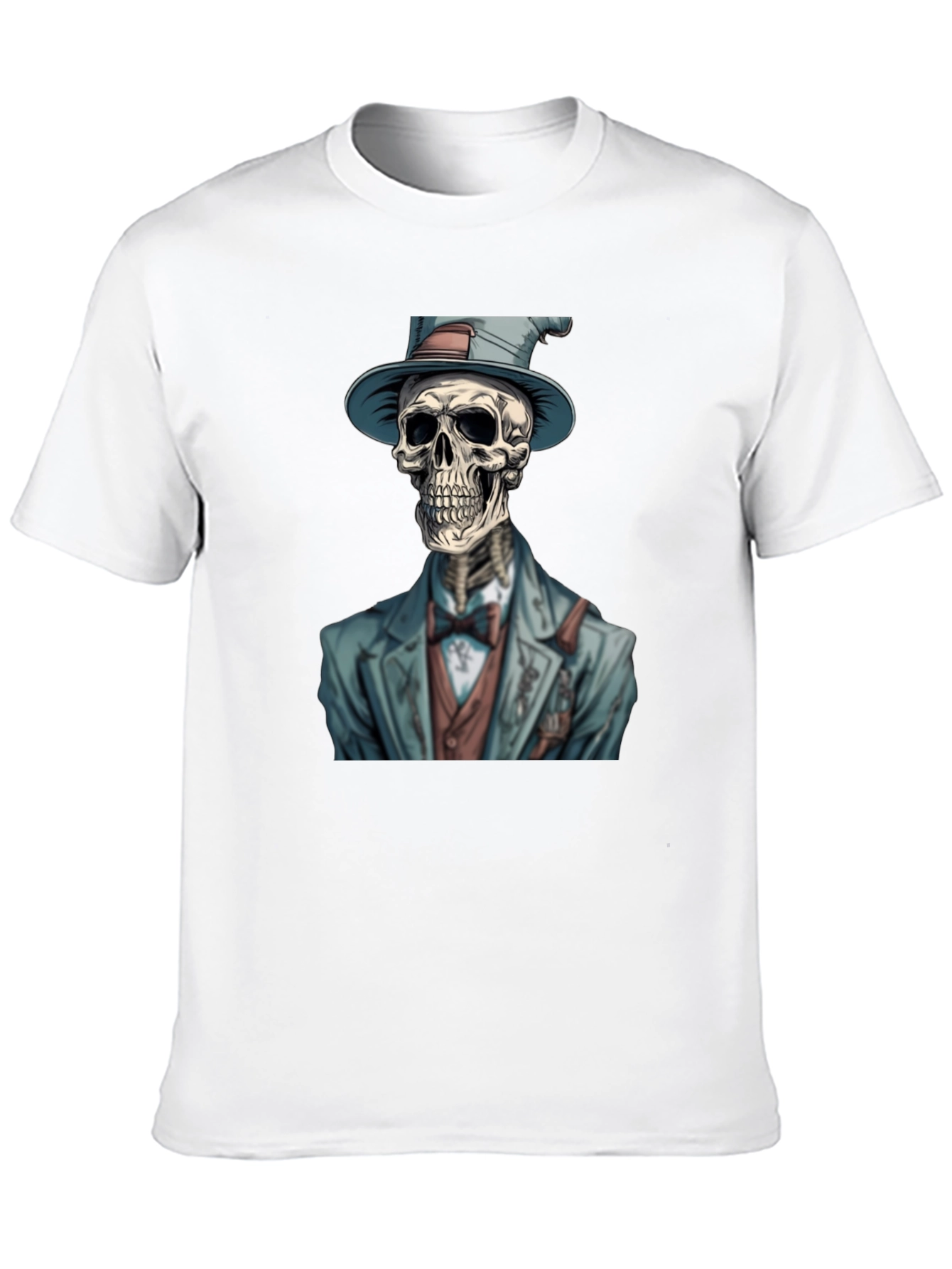 Dapper Skeleton T-Shirt - Unique Graphic Tee