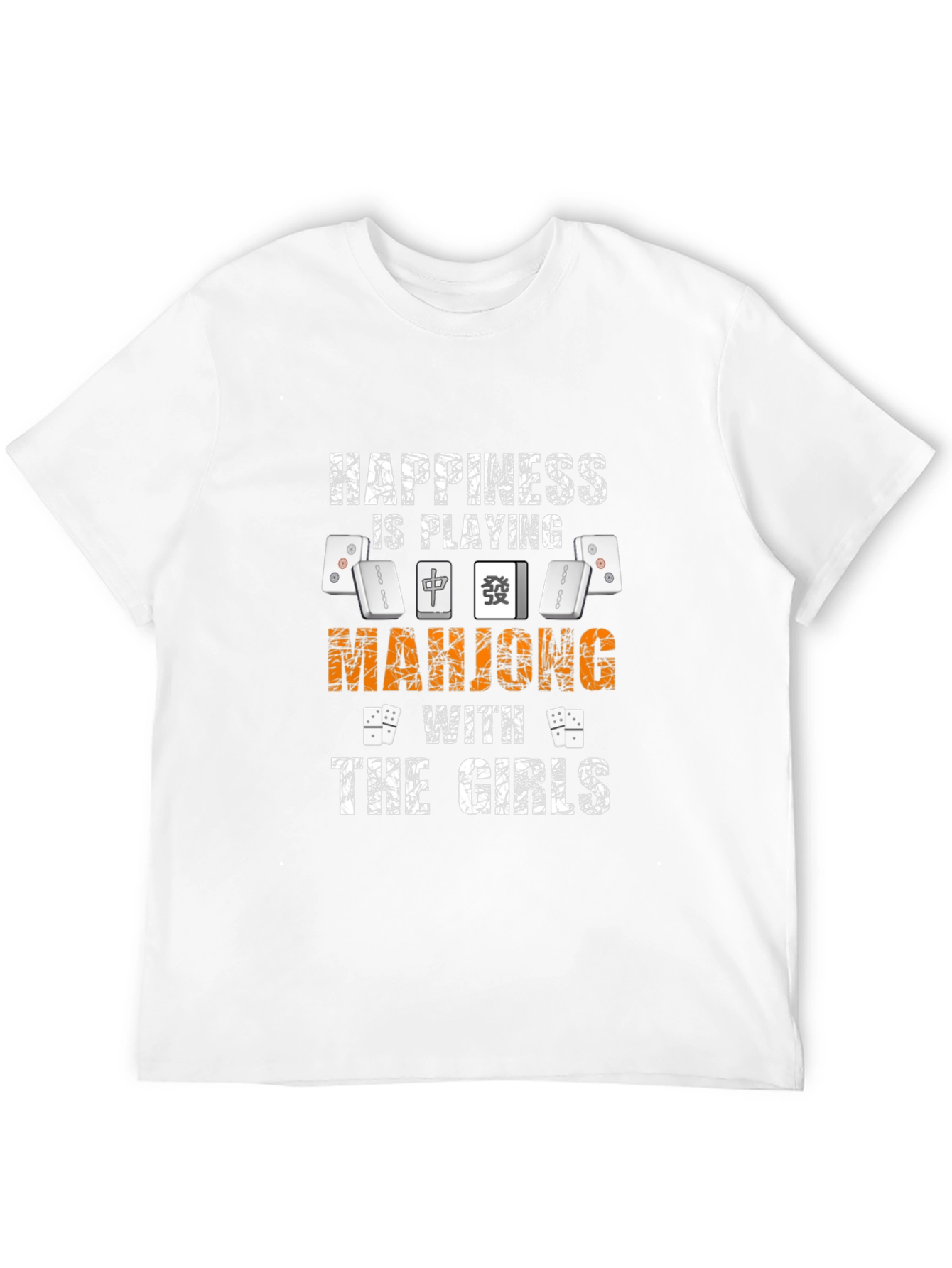 Mahjong Girls Black T-Shirt