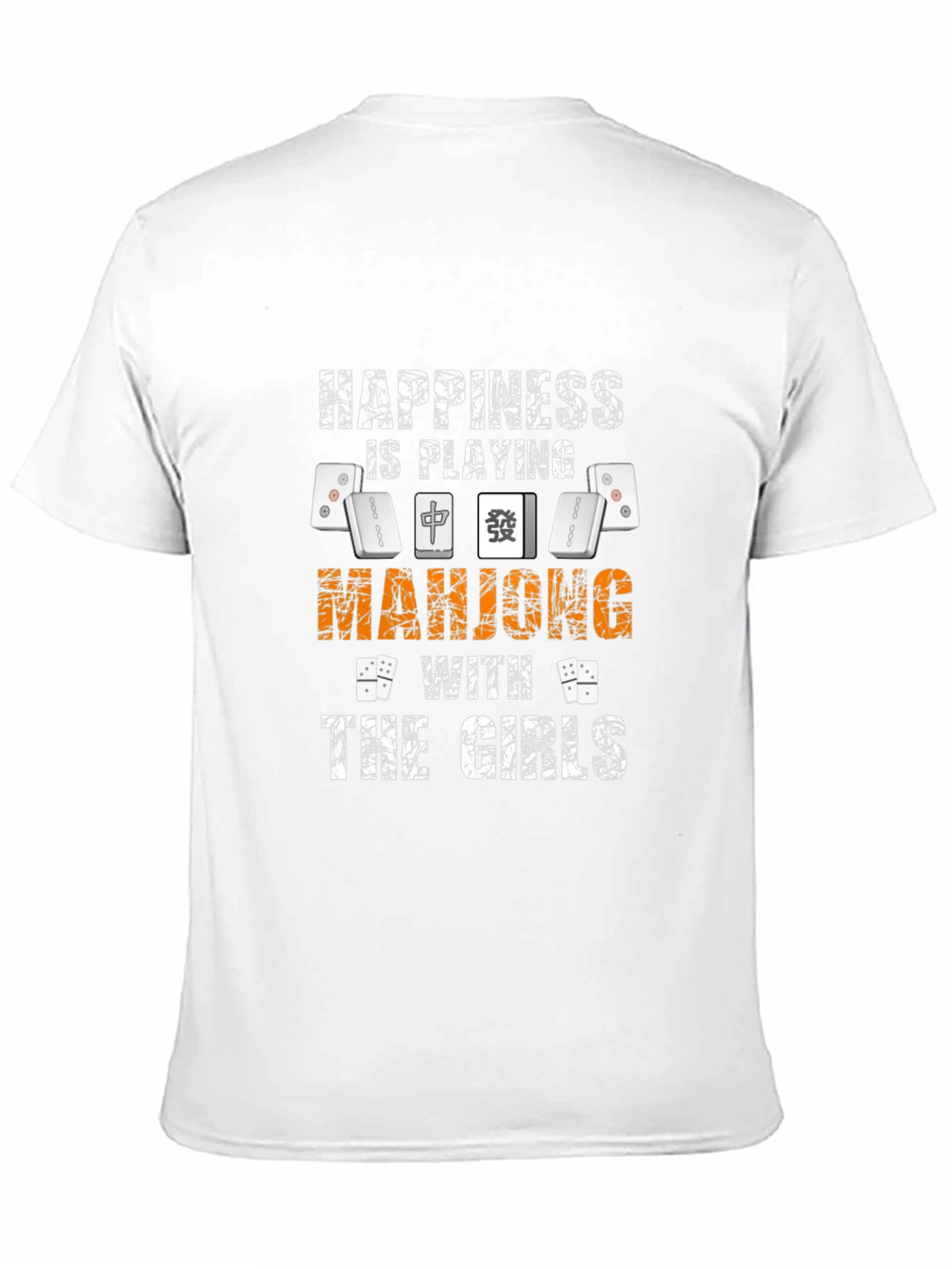 Mahjong Girls Black T-Shirt