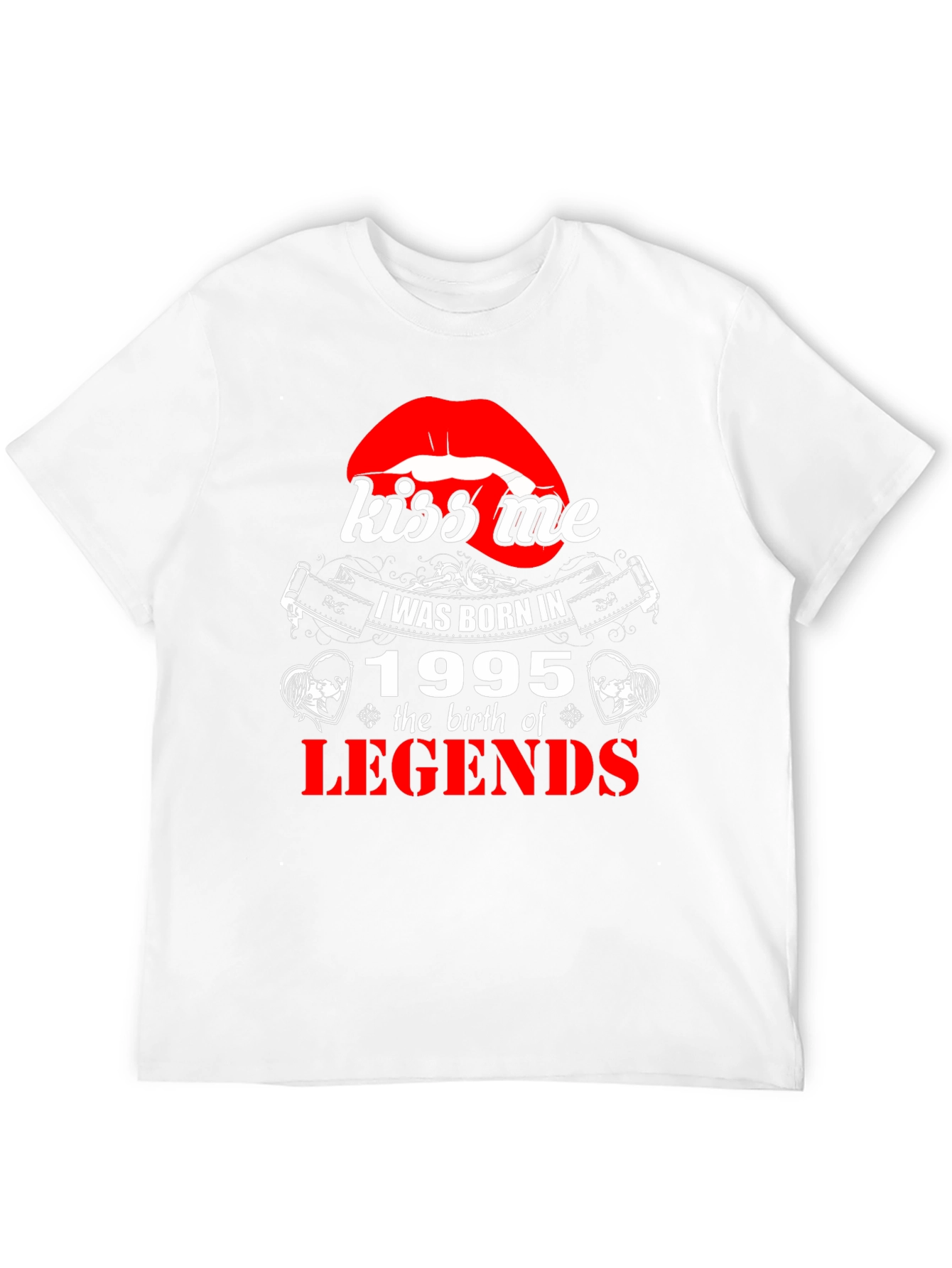 Kiss Me I Was Born In 1995 T-Shirt