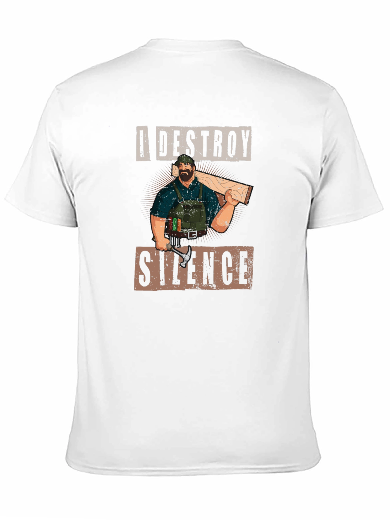 I Destroy Silence Carpenter Graphic Tee