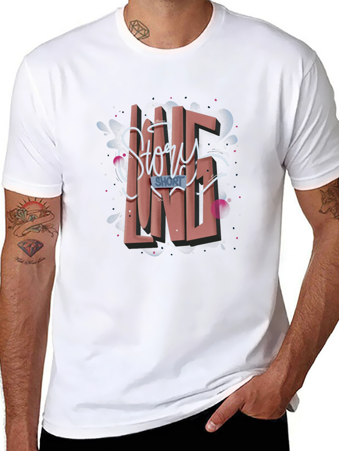 Life Story Short Graphic T-Shirt