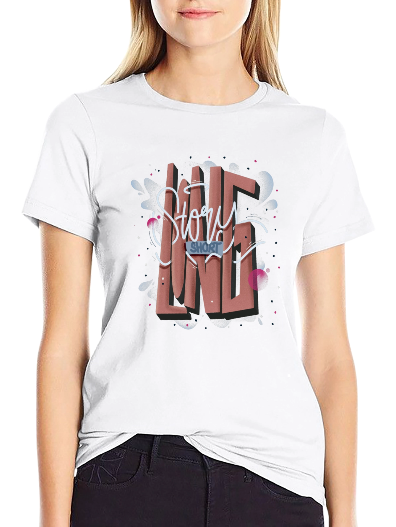 Life Story Short Graphic T-Shirt