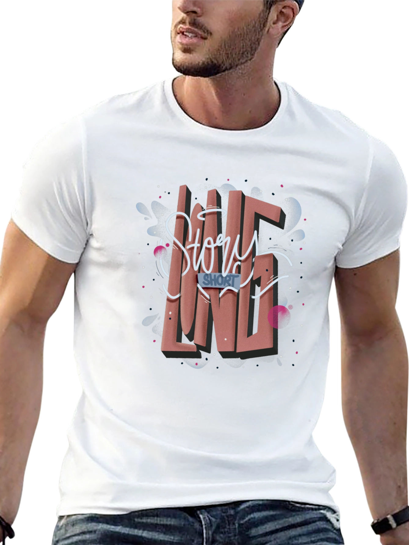 Life Story Short Graphic T-Shirt