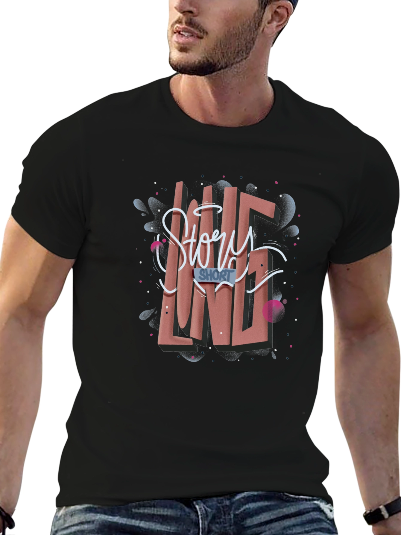 Life Story Short Graphic T-Shirt