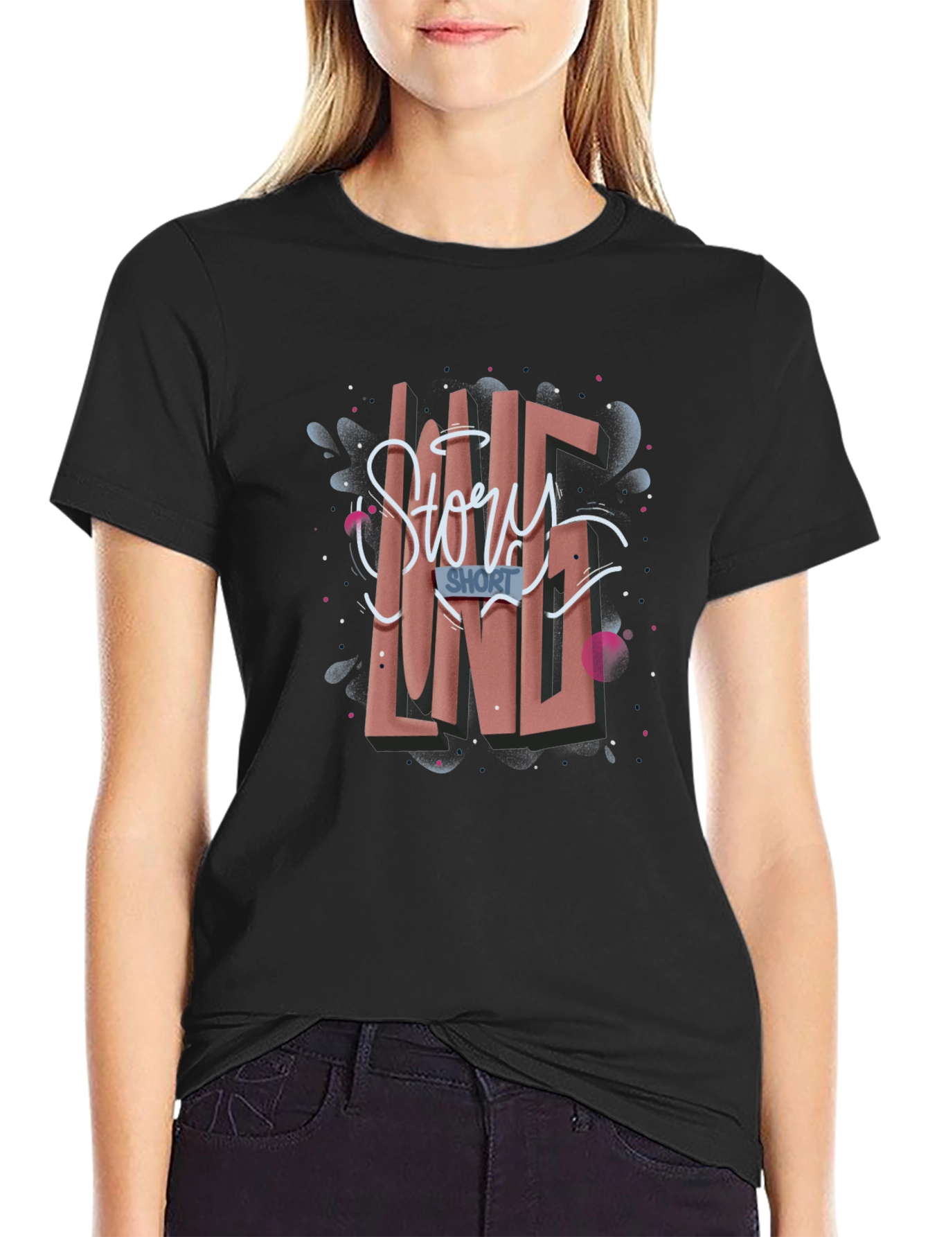 Life Story Short Graphic T-Shirt