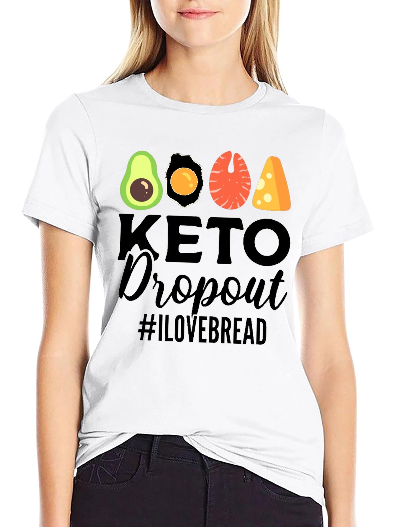 Keto Dropout T-Shirt - Funny Foodie Graphic Tee