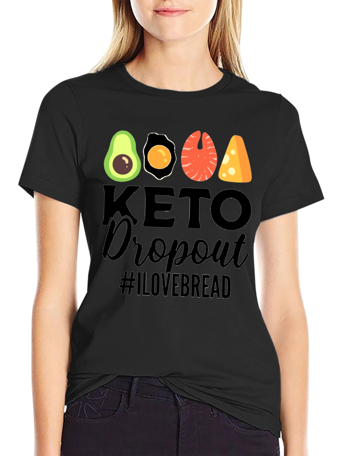 Keto Dropout T-Shirt - Funny Foodie Graphic Tee