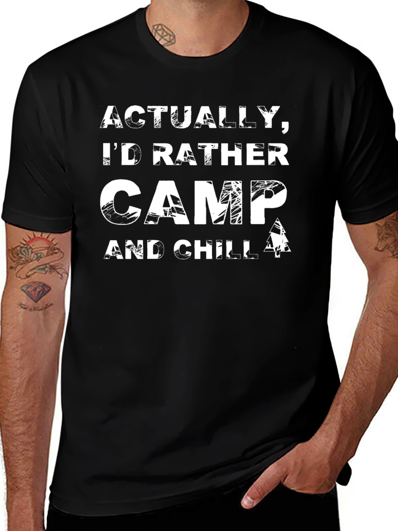 Camping Graphic T-Shirt: Camp & Chill